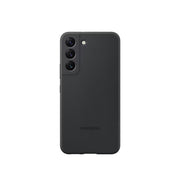 Samsung Galaxy S22+ Silicone Cover-Black in a white background