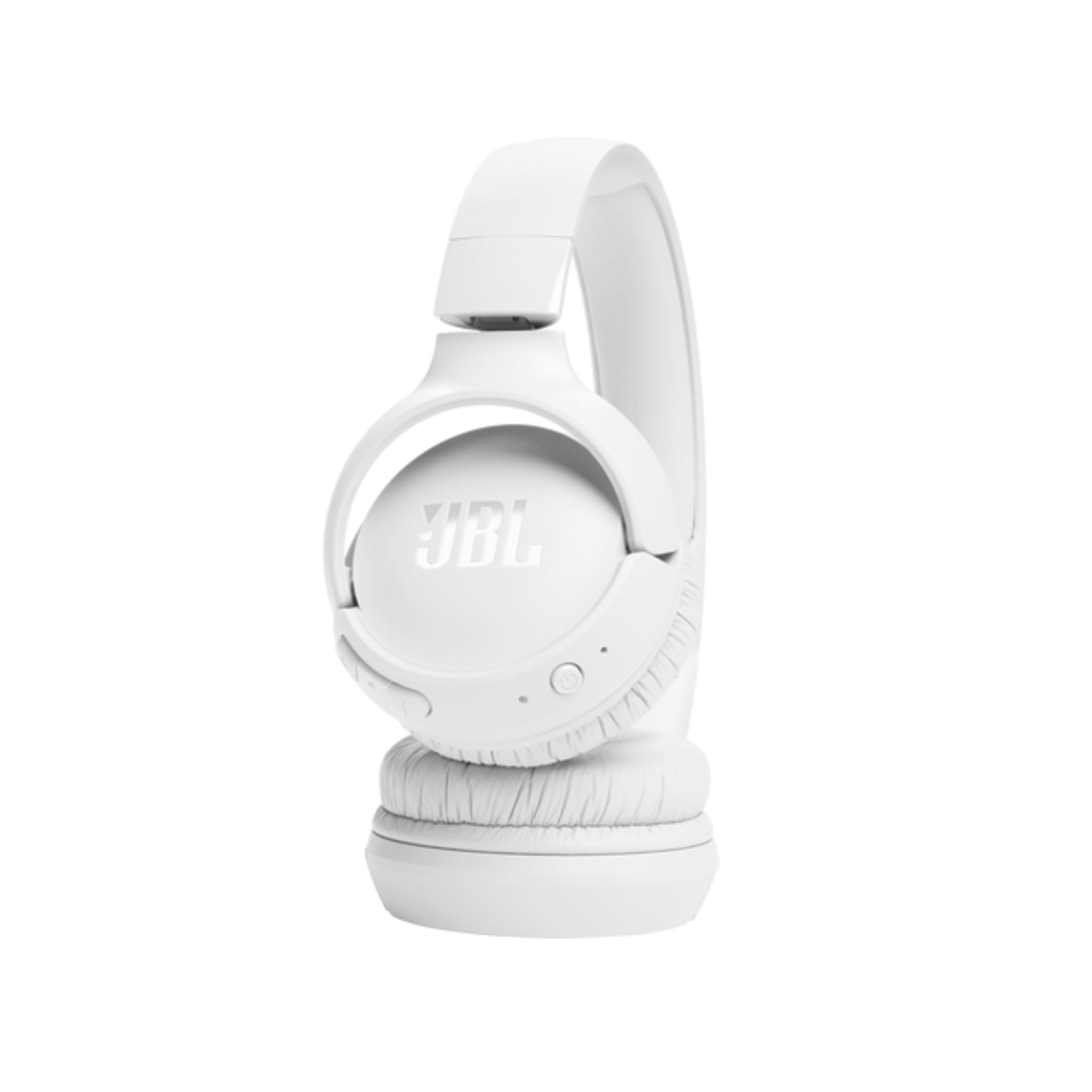 JBL Tune 520BT Wireless On-Ear Headphones, Pure Bass Sound, 57H Battery with Speed Charge, Hands-Free Call + Voice Aware, Multi-Point Connection, Lightweight and Foldable - White