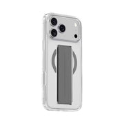 Green Lion MagSafe Grip Case for iPhone 17 Pro Max, Anti-Scratch, Camera Protection, Screen Protection, Anti-Yellowing Clarity, Comfortable Grip, Military-Grade Guard - Silver Titanium