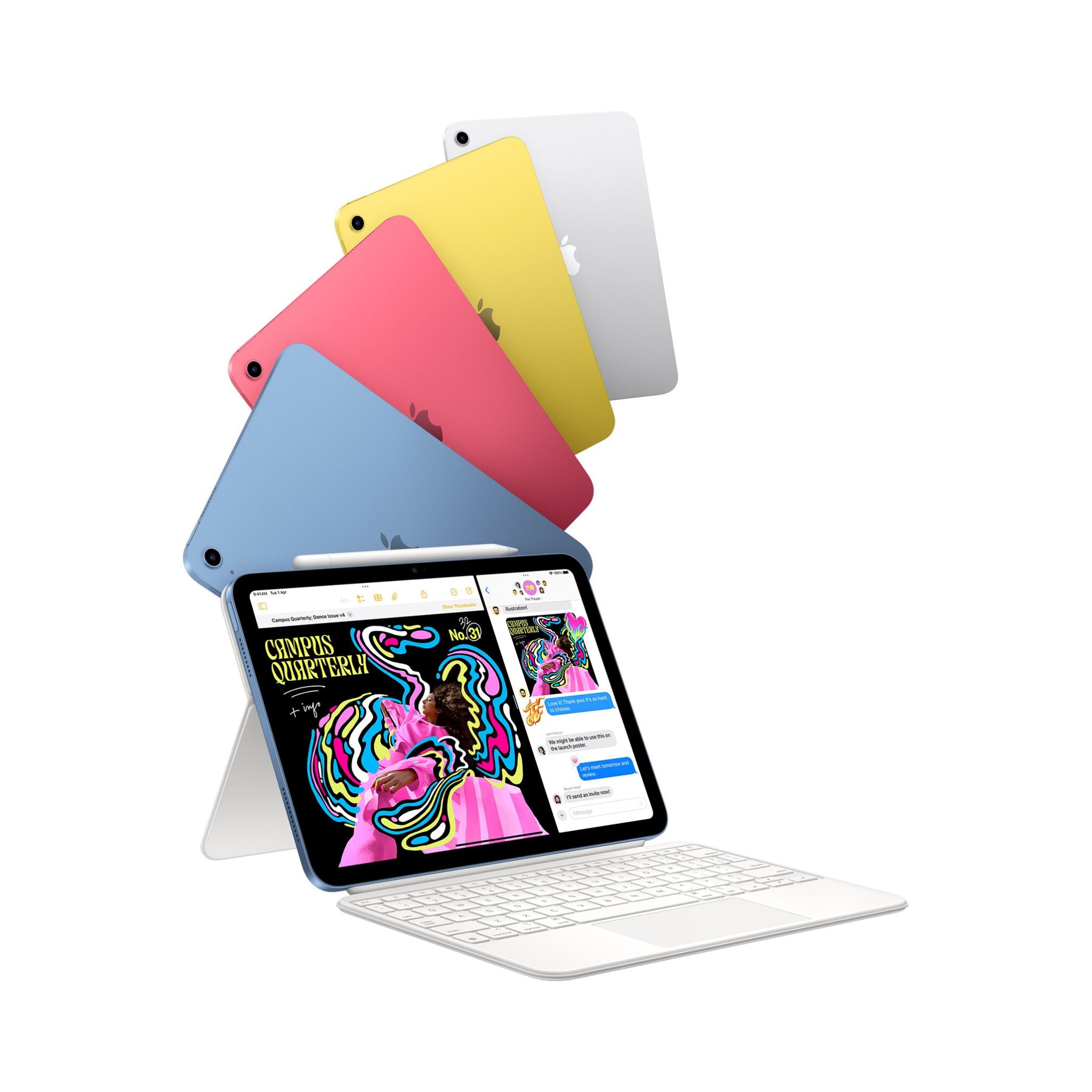 Apple iPad 11-inch: A16 chip, 11-inch Model, Liquid Retina Display, 256GB, Wi-Fi 6, 12MP Front/12MP Back Camera, Touch ID, All-Day Battery Life_Silver