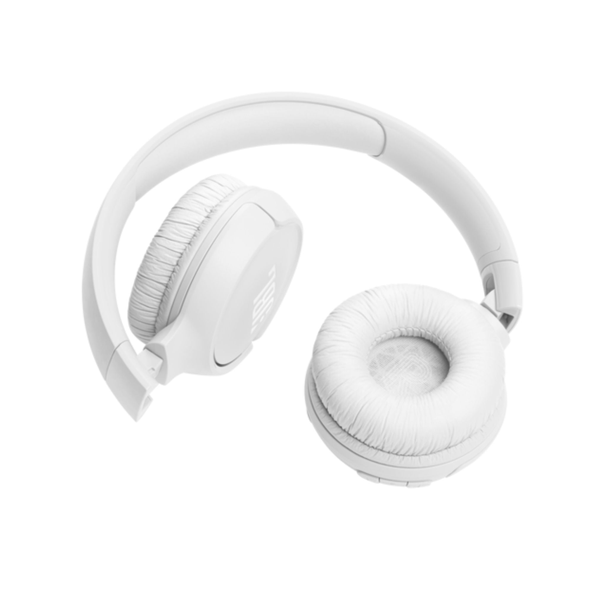 JBL Tune 520BT Wireless On-Ear Headphones, Pure Bass Sound, 57H Battery with Speed Charge, Hands-Free Call + Voice Aware, Multi-Point Connection, Lightweight and Foldable - White
