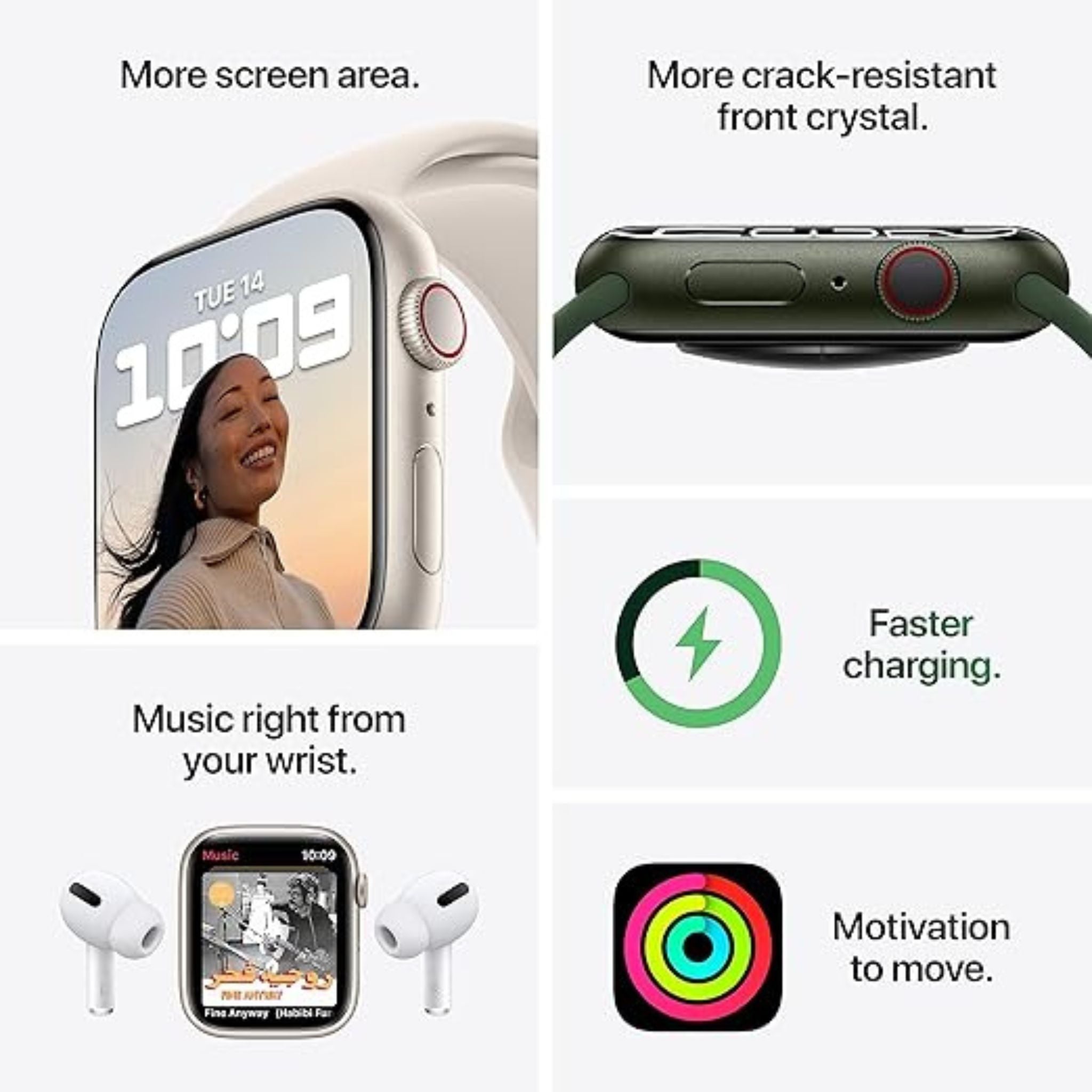 Apple Watch Series 7 GPS + Cellular 45MM Blue Aluminium Case with Abyss Blue Sport Band