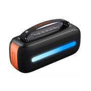 Porodo Soundtec Gala Lite Portable RGB Speaker with Wireless Microphone, Up to 6.5 Hours Play Time, FM Radio Function, Multi-Function Control, 24W Rated Power, 3600mAh Battery, Immersive Stereo Sound, Bluetooth Version 5.3 - Black