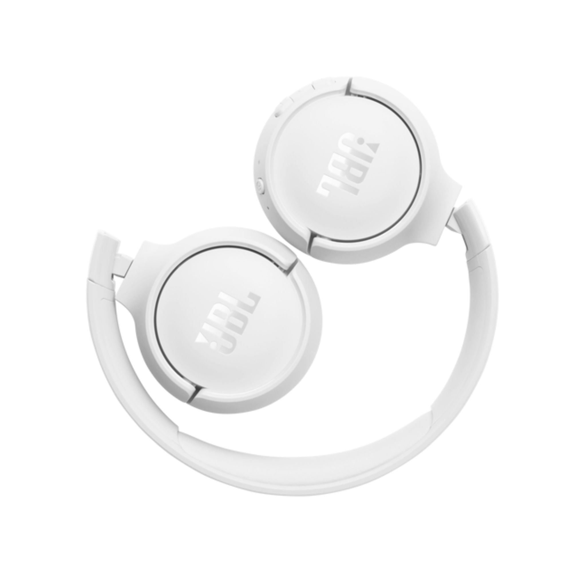 JBL Tune 520BT Wireless On-Ear Headphones, Pure Bass Sound, 57H Battery with Speed Charge, Hands-Free Call + Voice Aware, Multi-Point Connection, Lightweight and Foldable - White