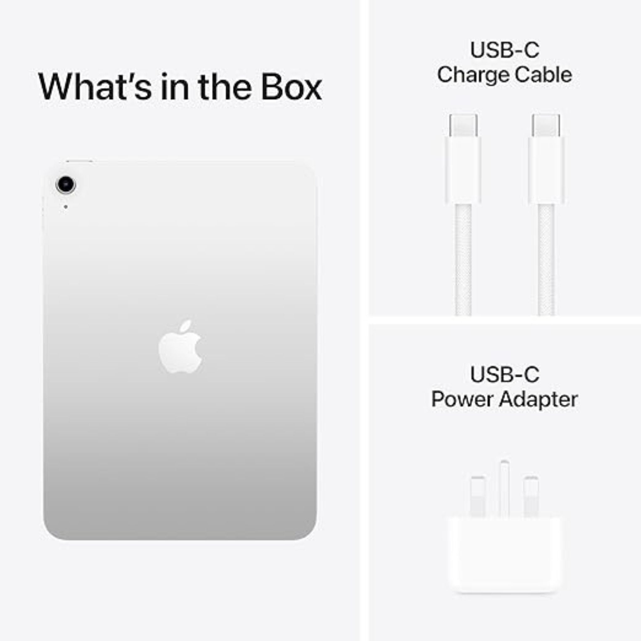 Apple iPad 11-inch: A16 chip, 11-inch Model, Liquid Retina Display, 256GB, Wi-Fi 6, 12MP Front/12MP Back Camera, Touch ID, All-Day Battery Life_Silver