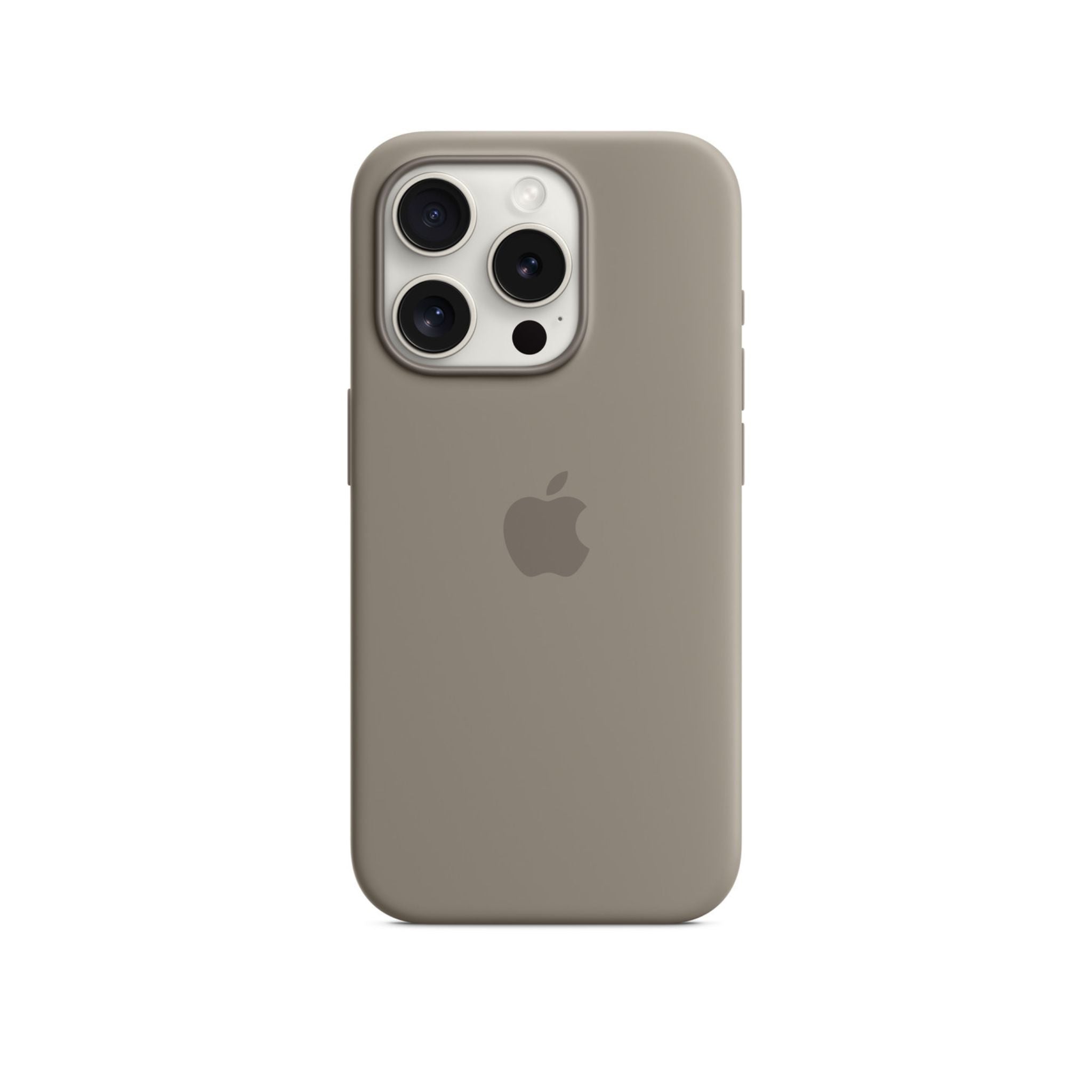 Apple iPhone 15 Pro Silicone Case with MagSafe - Clay