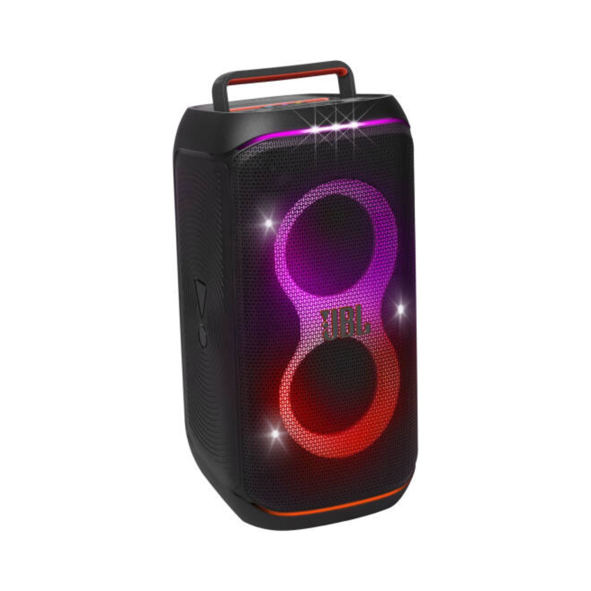 Portable speaker with JBL logo on a white background