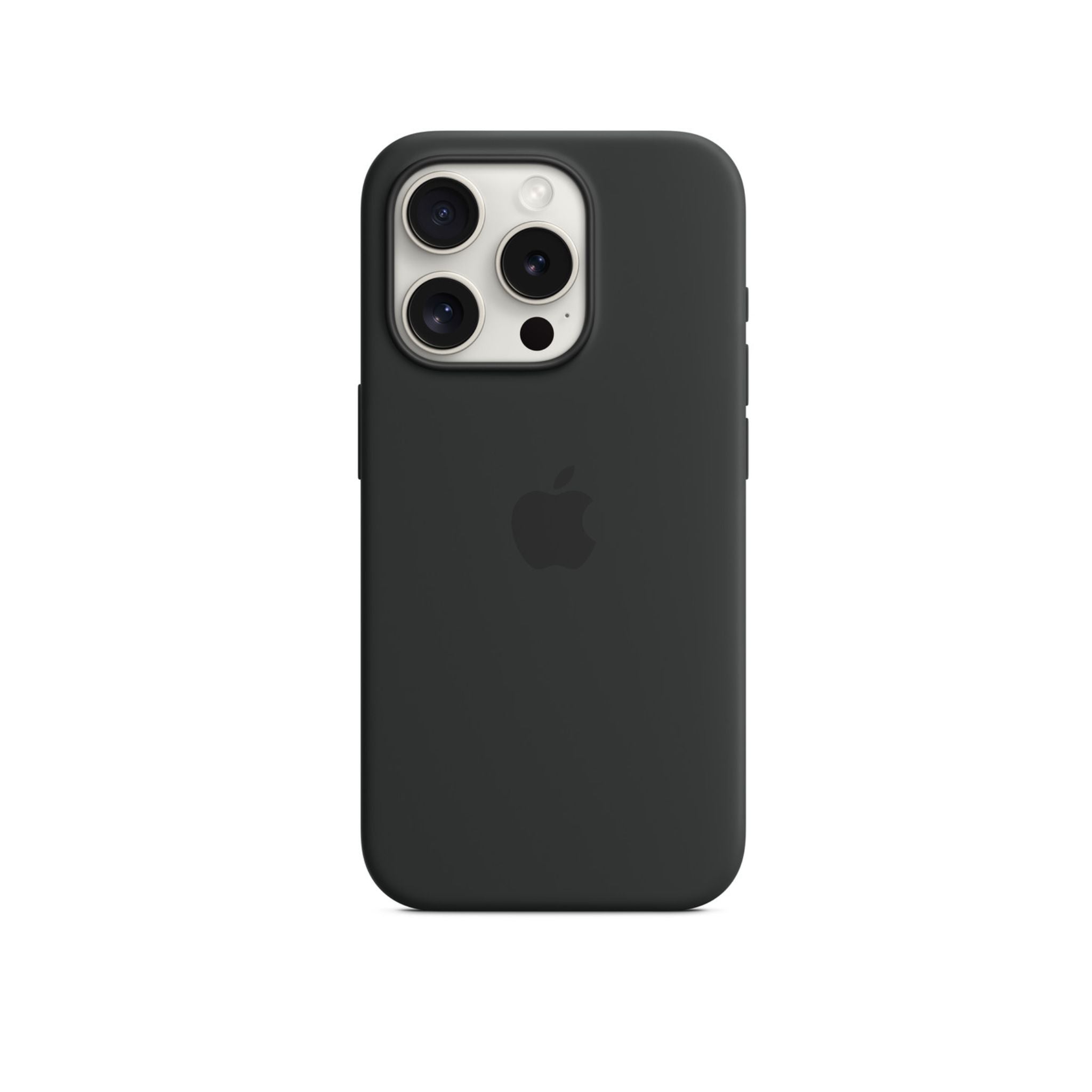 Apple iPhone 15 Pro Silicone Case with MagSafe - Black