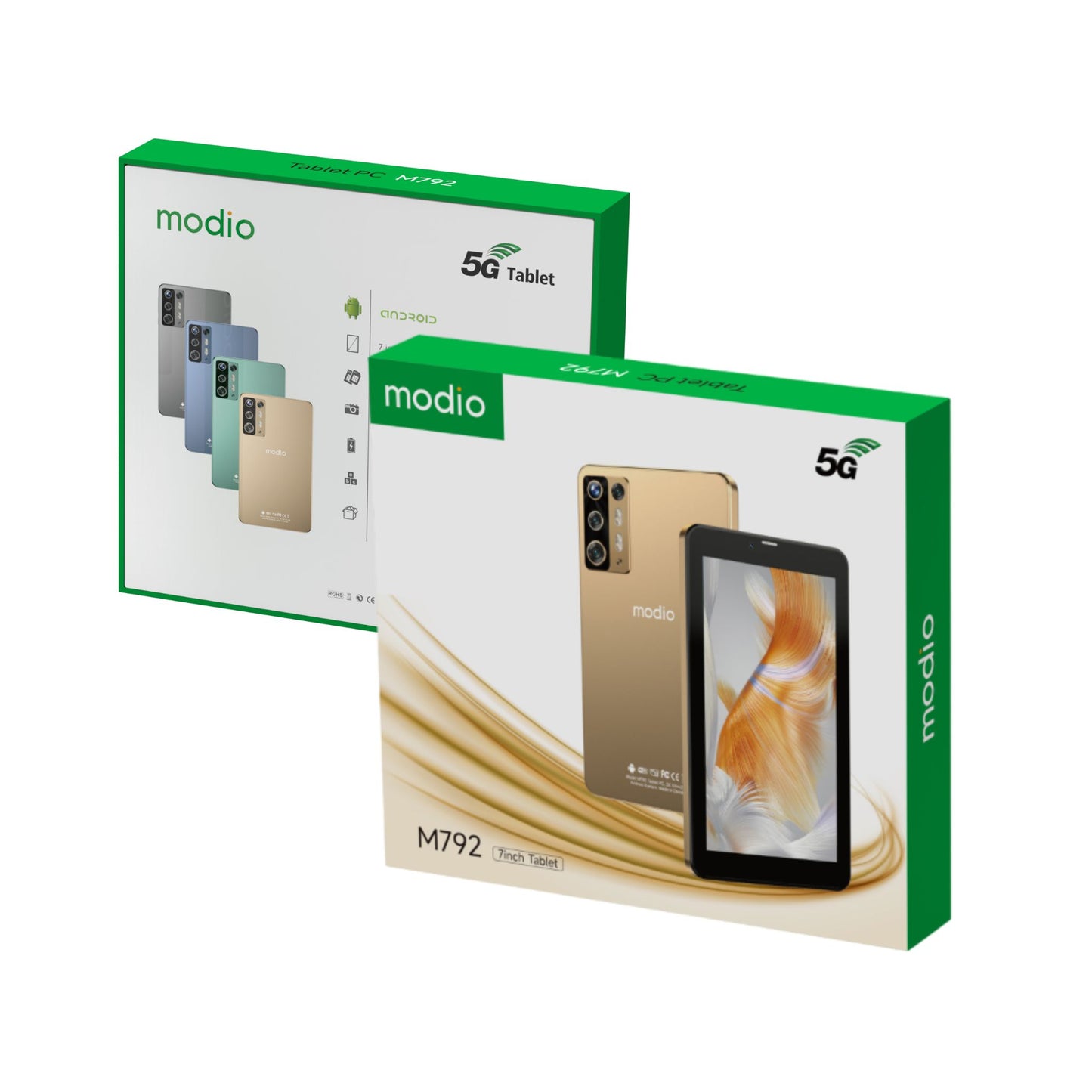 Modio M792 5G (6GB+256GB) 7Inch Tablet PC_Blue