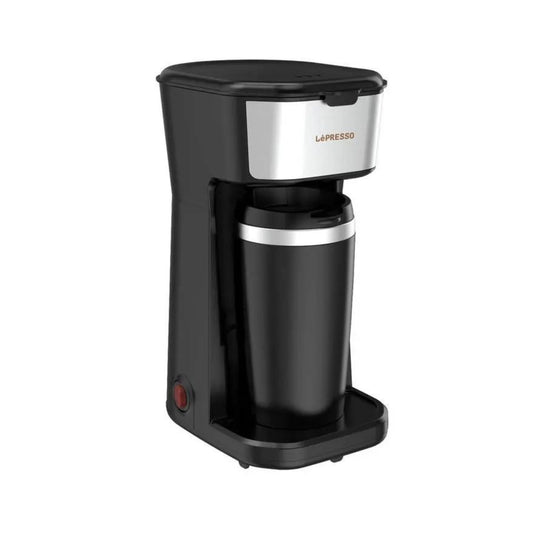 LePresso Coffee Maker with  Travelling Mug 450W - Black
