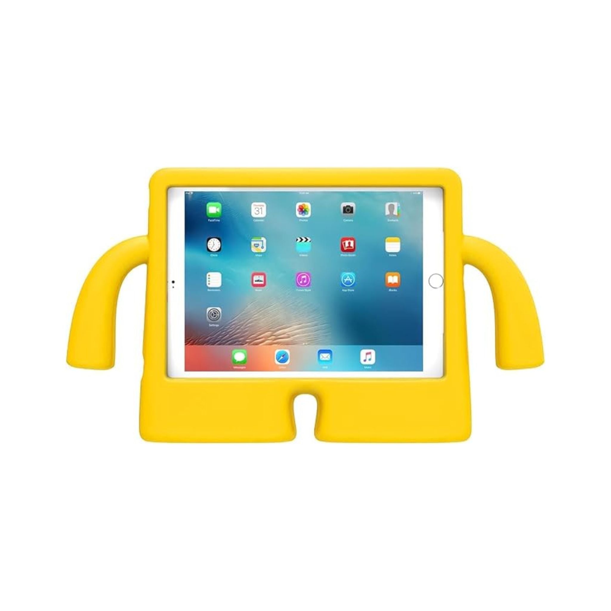 iPad 10.2/10.5 Case 9th/8th/7th Generation (2021/2020/2019), iPad Air 3rd Generation/Pro Shockproof Rugged Protective Case for Kids Boys Girls-Yellow