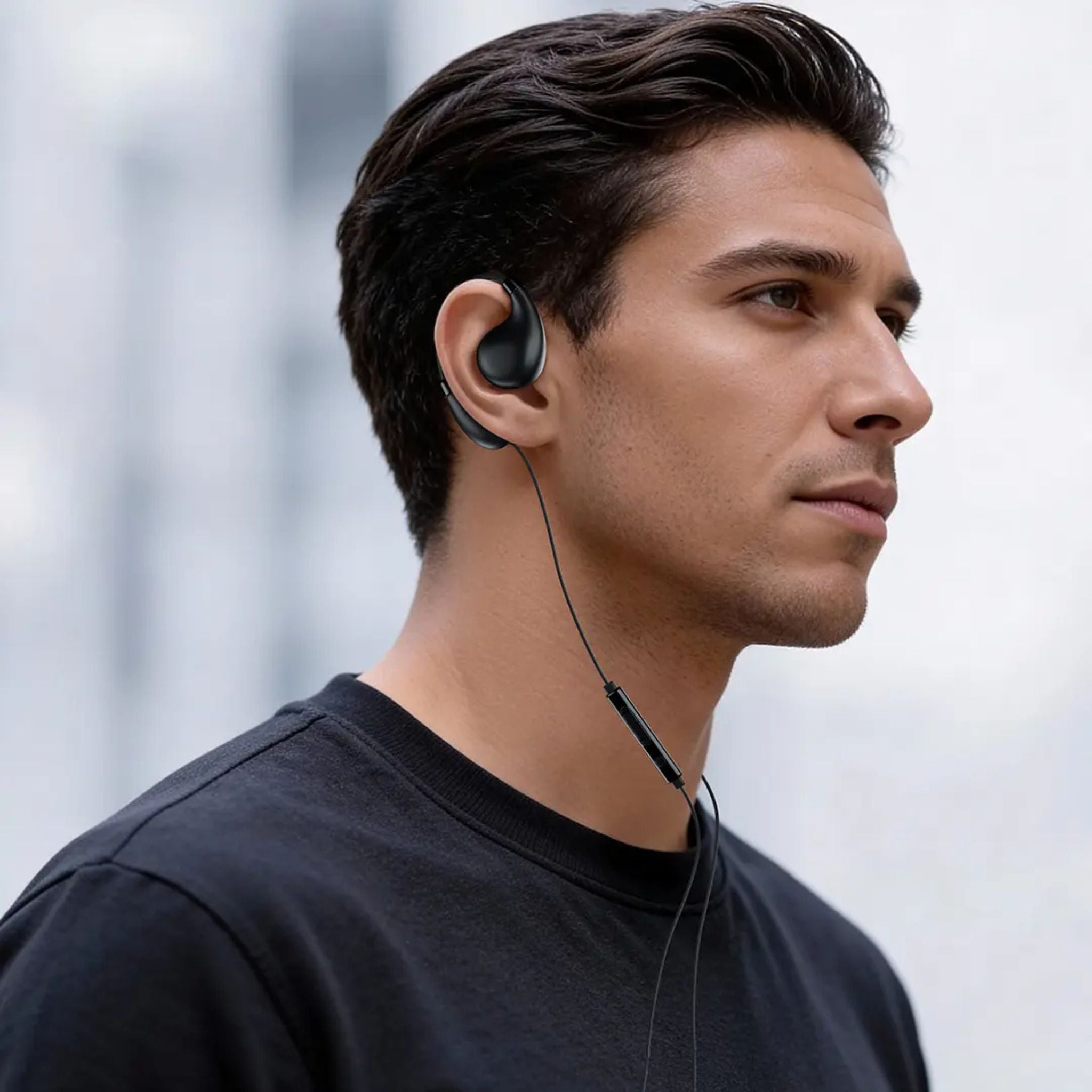 Green Lion Milan Wired Earphones - Black