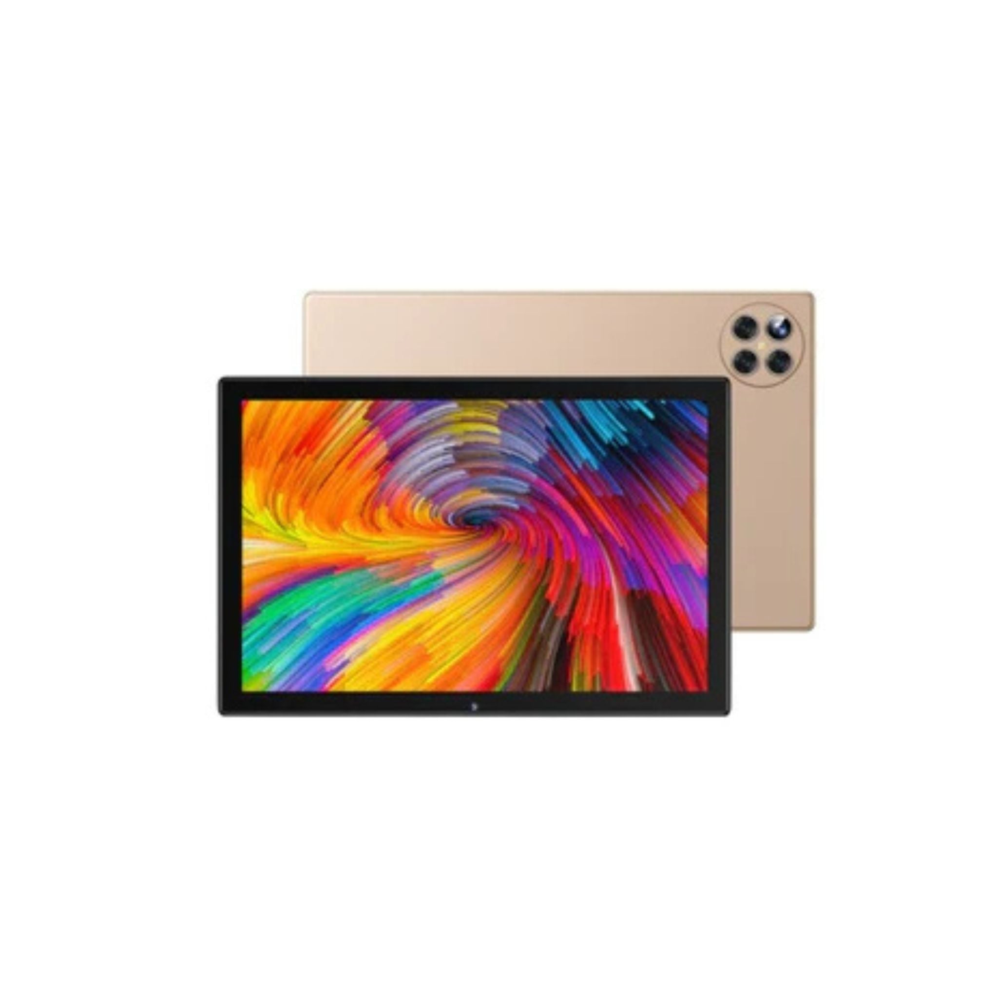 Modio M19 Kids Smart Android Tablet, 10" Screen, Dual SIM, Blue, 8GB RAM, 512GB Storage, 5G - Global Edition with Bluetooth Keyboard, Gold