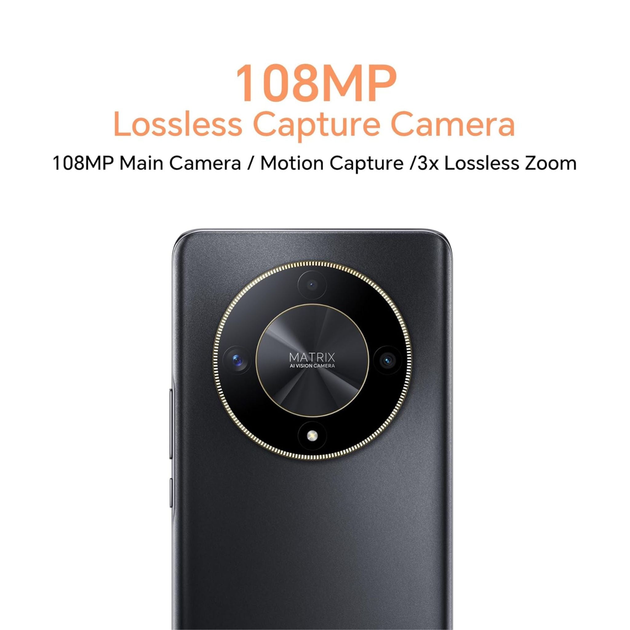 Honor Magic 6 Lite 5G, Dual SIM 8GB RAM 256GB ROM- International Version- Midnight Black