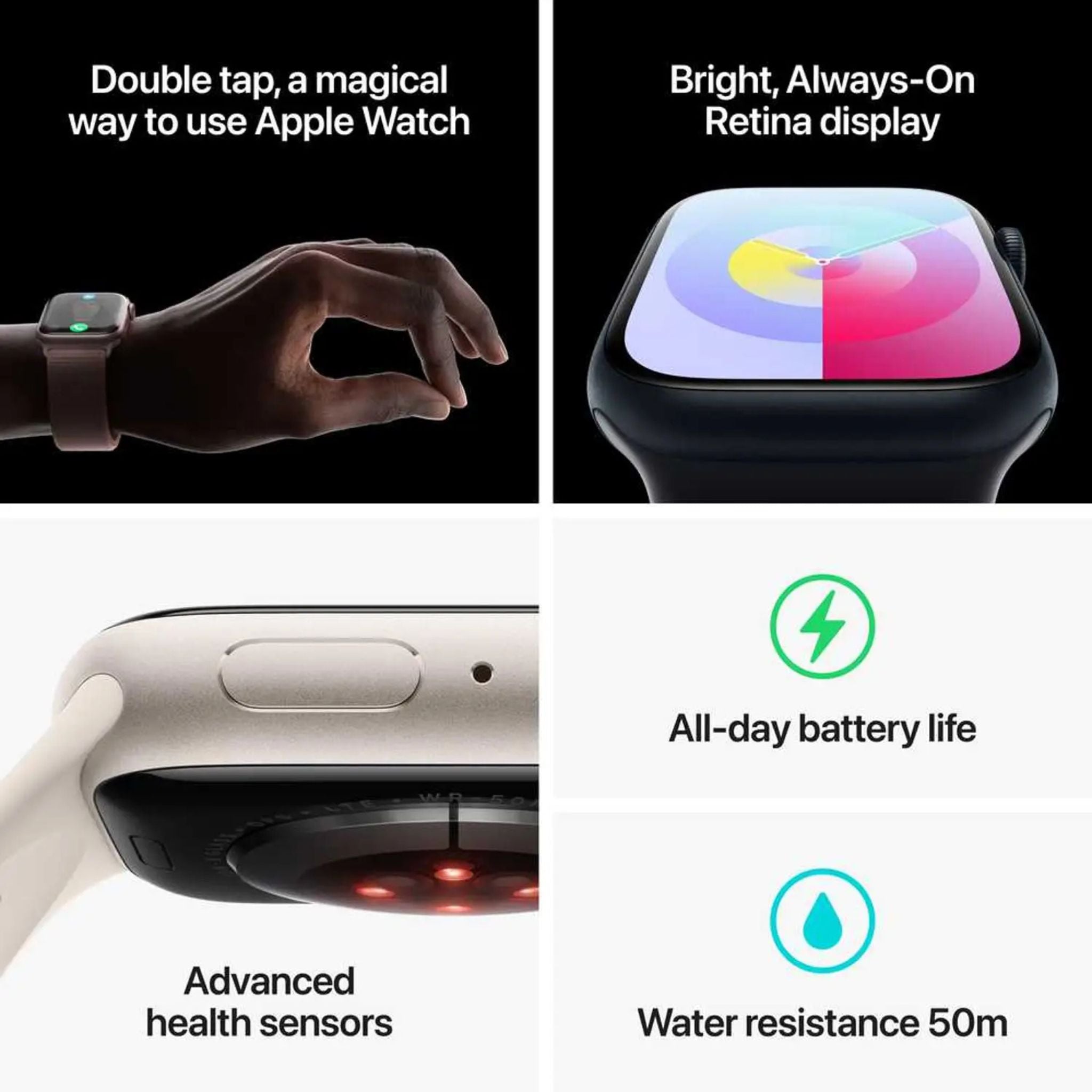 Apple Watch Series 9 GPS + Cellular 41mm (PRODUCT) RED Aluminium Case With (PRODUCT)RED Sport Band