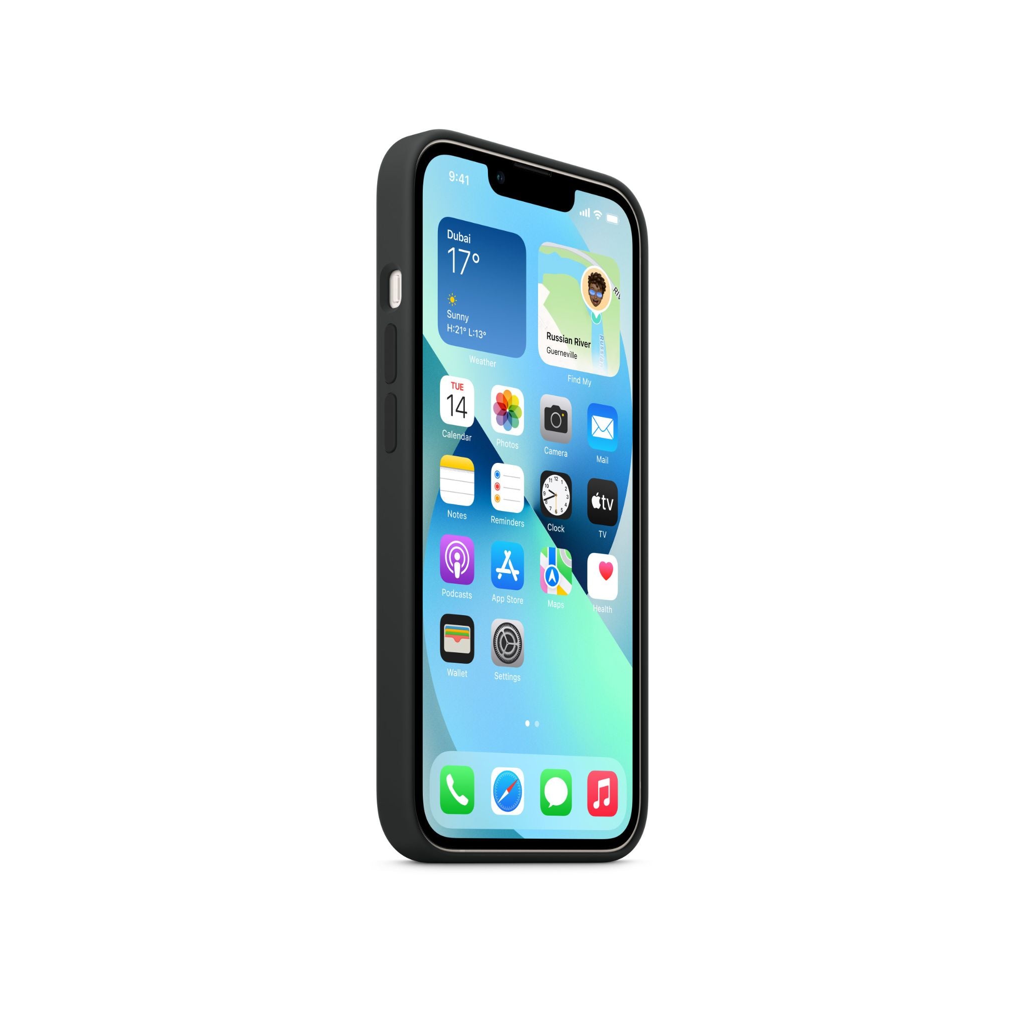 APPLE iPhone 13 Pro Silicone Case with MagSafe - Midnight