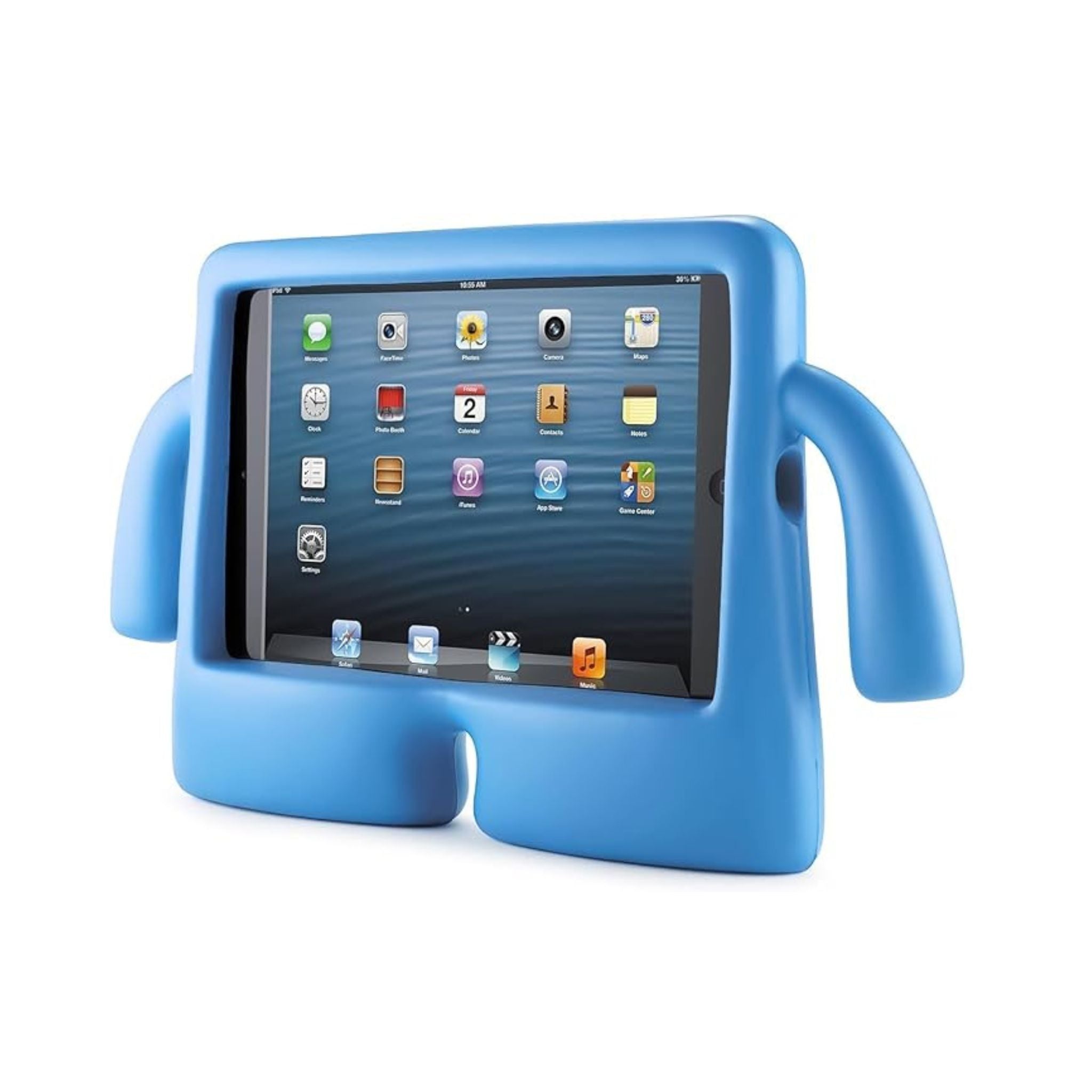 iPad 10.2/10.5 Case 9th/8th/7th Generation (2021/2020/2019), iPad Air 3rd Generation/Pro Shockproof Rugged Protective Case for Kids Boys Girls-Light Blue