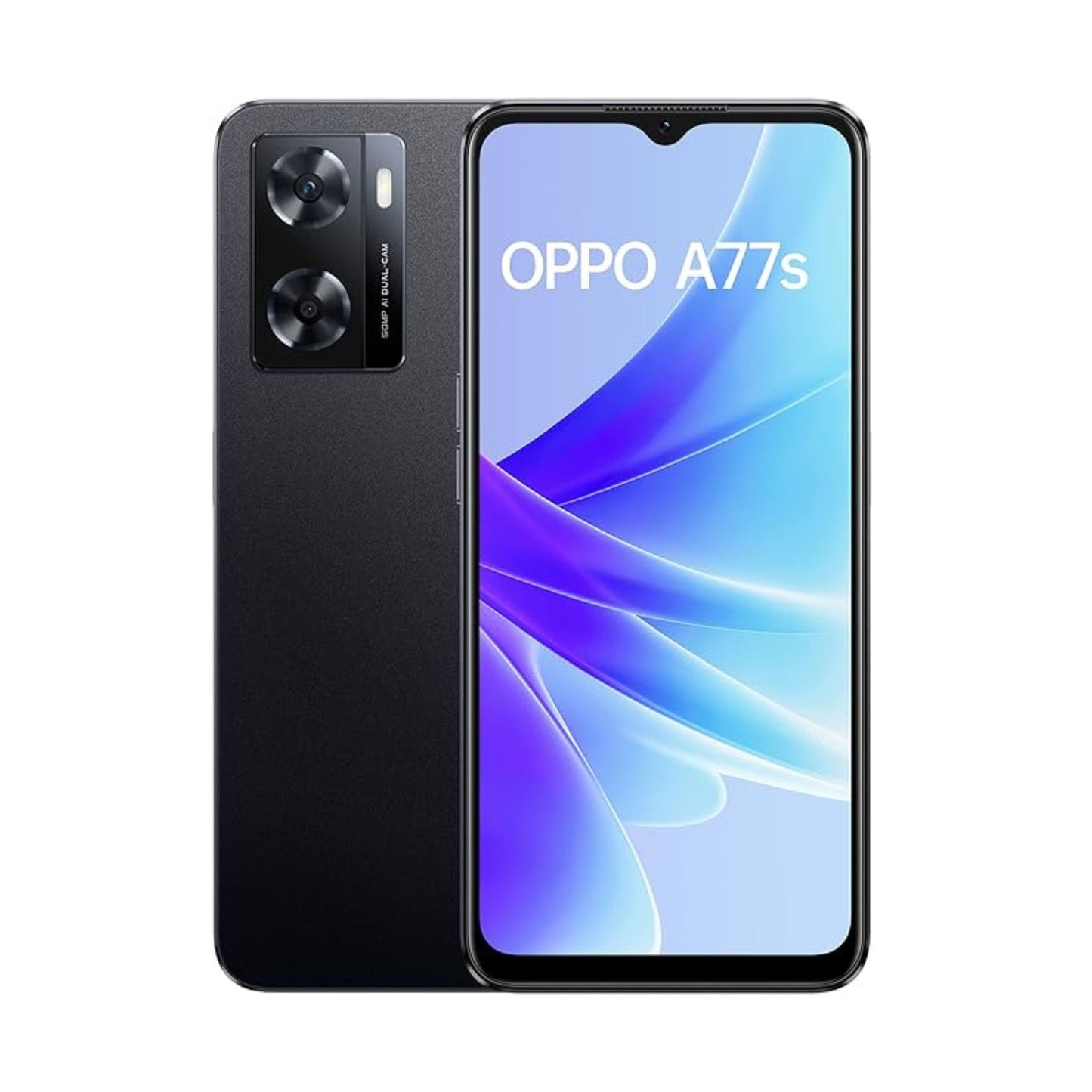 OPPO A77s Dual SIM Smart Phones 8GB RAM 128 GB 4G - International Version_Starry Black