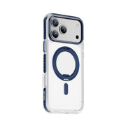 Green Lion Southend Magsafe Case for iPhone 17 Pro Max, Camera Protection, Hybrid Materials, Built-in Kickstand Ring with 360° Rotation, Military-Grade Protection - Blue