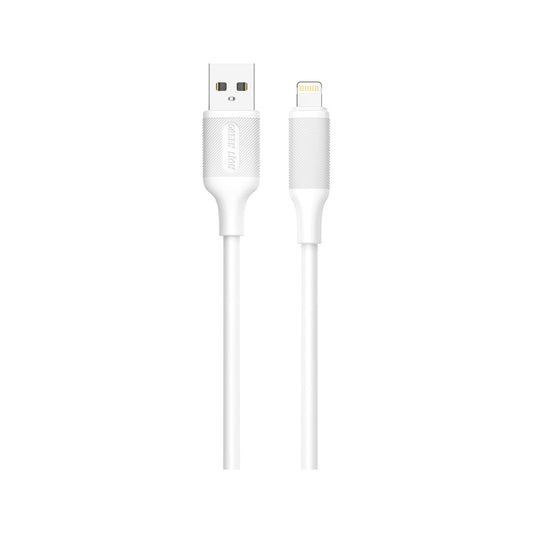 Green Lion USB A to Lightning PVC Cable 1M 2.4A_White