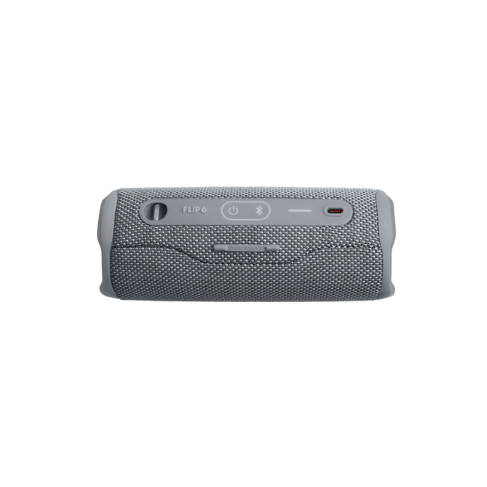 JBL Flip 6 Portable IP67 Waterproof Speaker with Bold JBL Original Pro Sound, 2-Way Speaker, Powerful Sound and Deep Bass, 12 Hours Battery, Safe USB-C Charging Protection - Grey