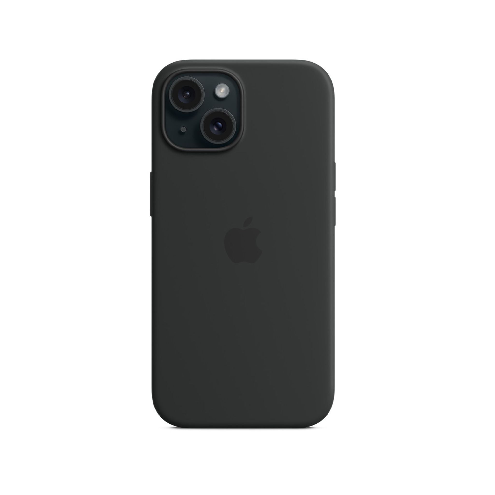 Apple iPhone 15 Silicone Case with MagSafe – Black