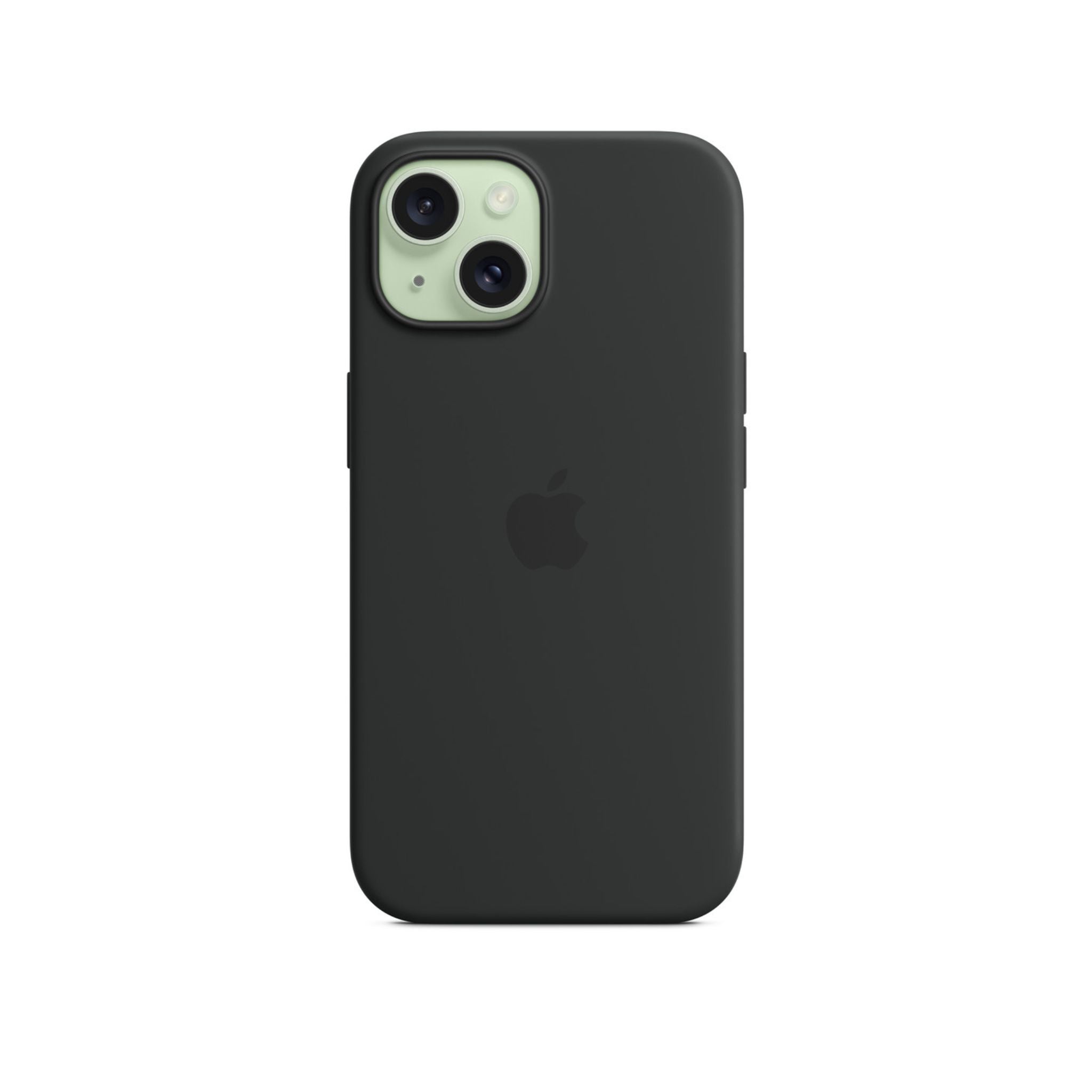 Apple iPhone 15 Silicone Case with MagSafe – Black