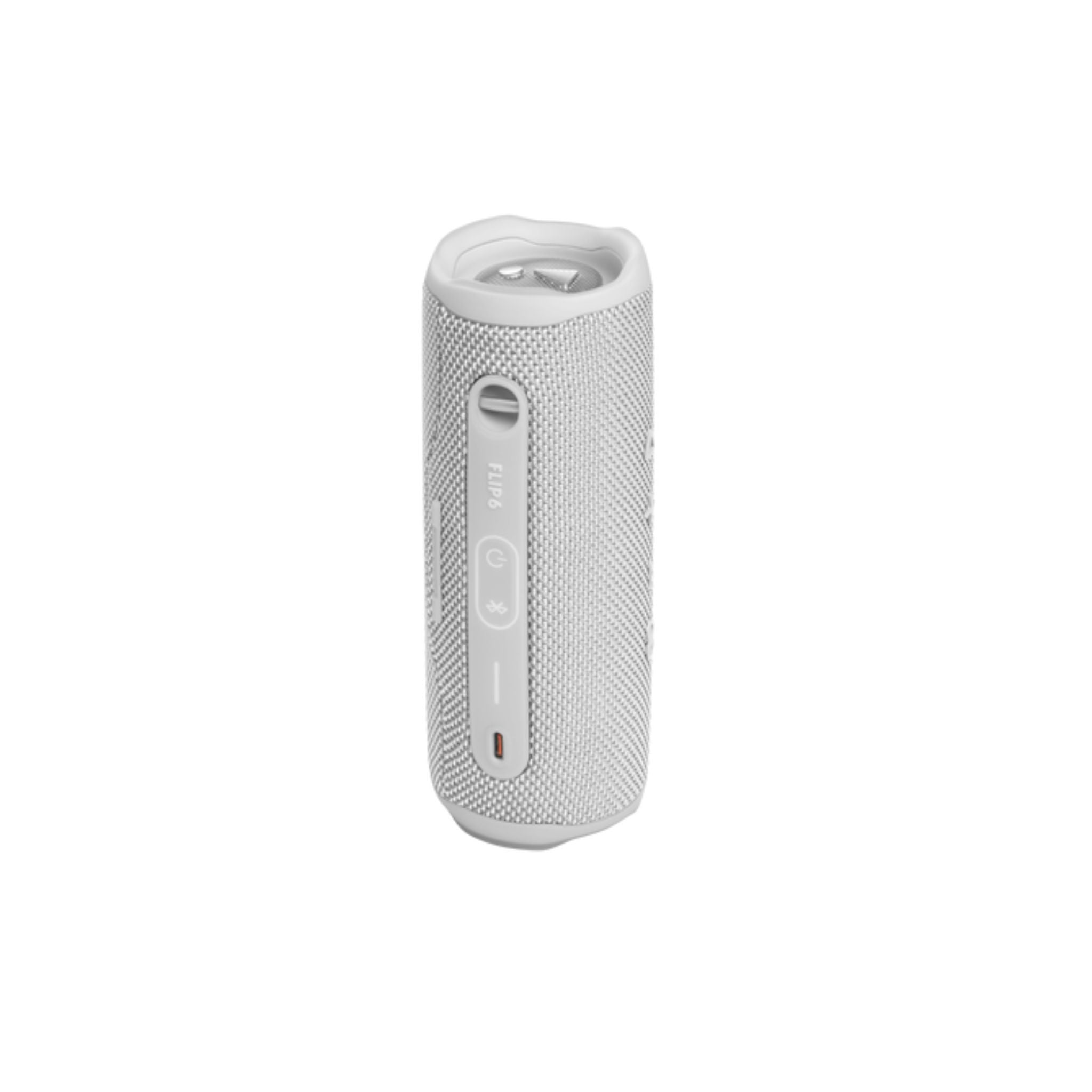 JBL Flip 6 Portable IP67 Waterproof Speaker with Bold JBL Original Pro Sound, 2-Way Speaker, Powerful Sound and Deep Bass, 12 Hours Battery, Safe USB-C Charging Protection - White
