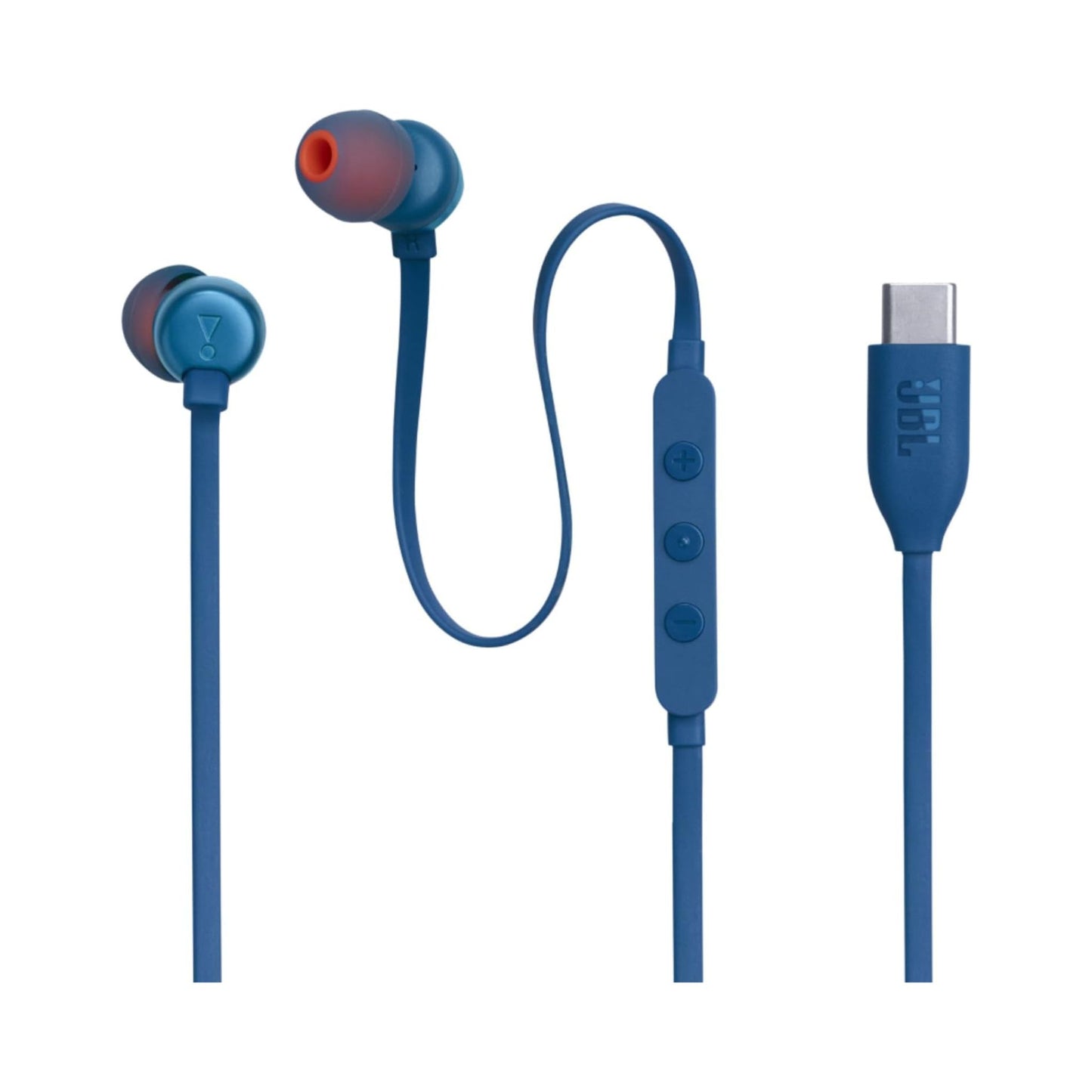 JBL T310C USB-C Wired Earphones - Blue