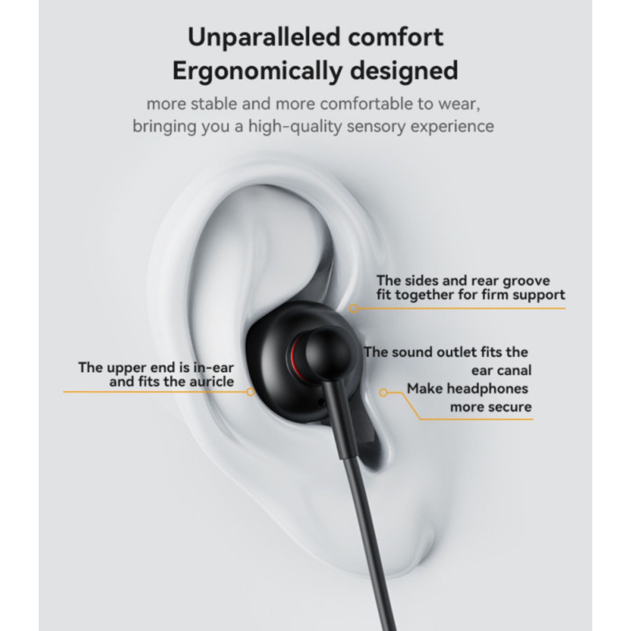Yesido YH48 Aluminum Alloy In-ear Earphone With Remote Control IP Interface Wired Headphones