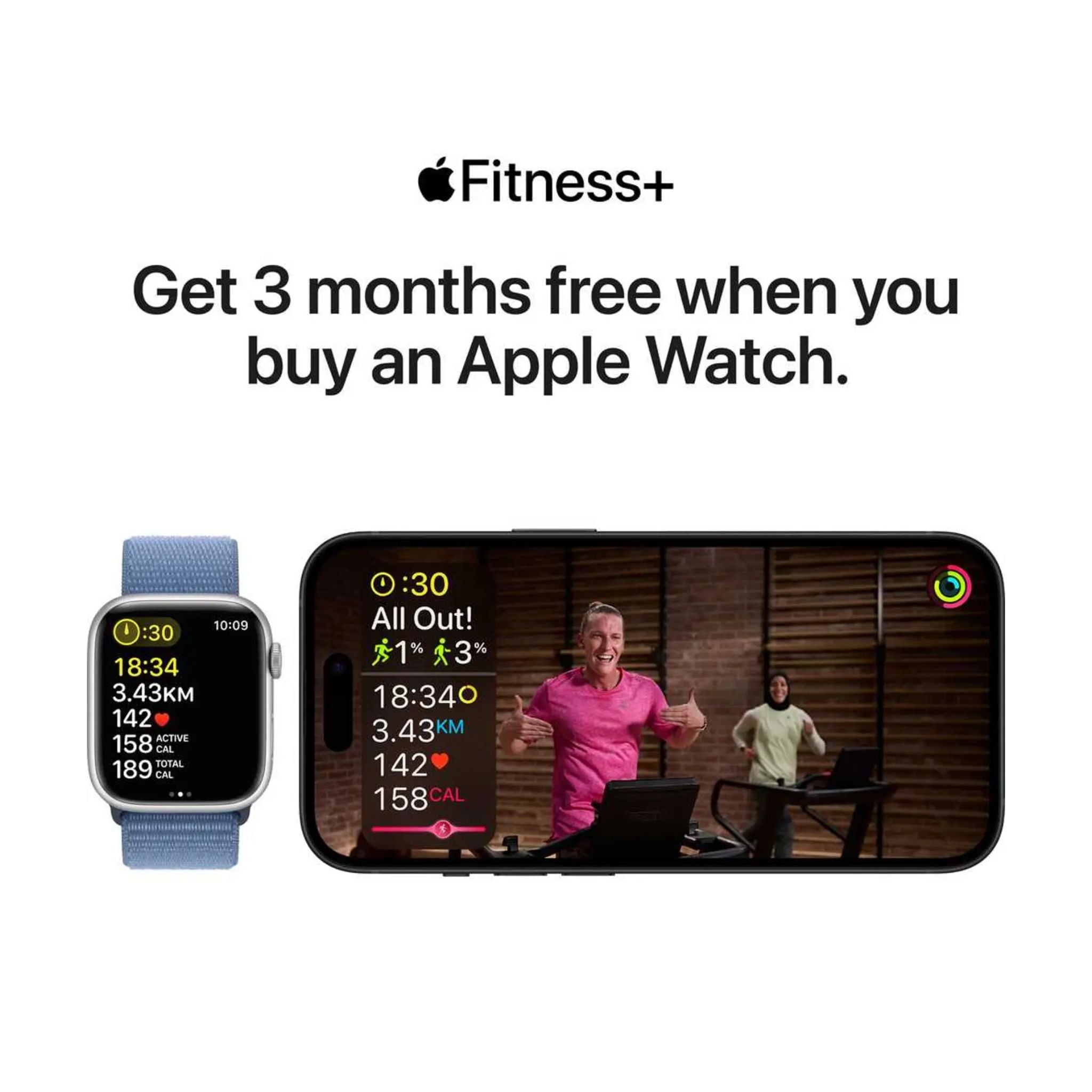 Apple Watch Series 9 GPS+Cellular , 45mm Silver Aluminum Case with S/M Storm Blue Sport Band