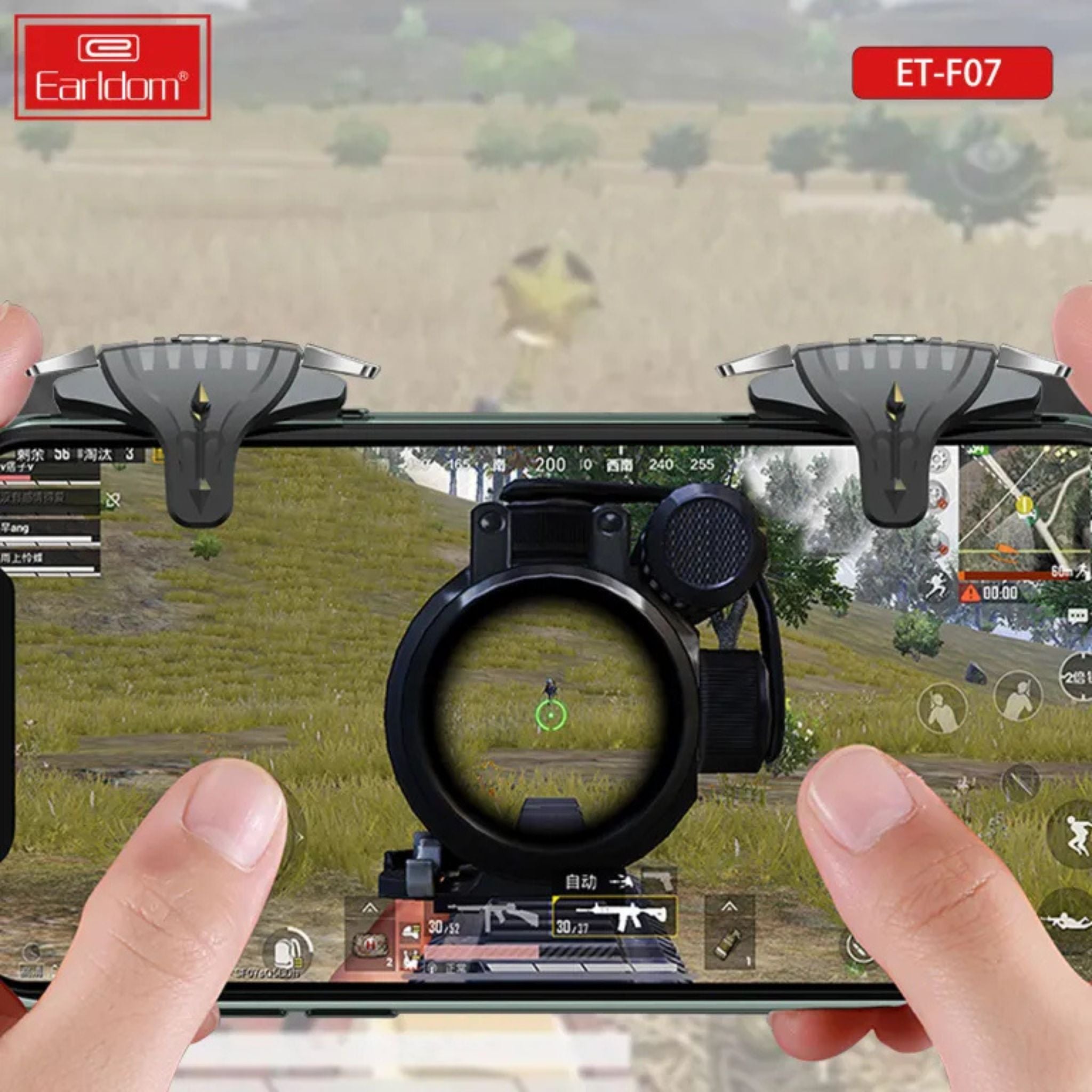 Earldom F07 Game Handle Button Triggers Gaming Mobile Controller Shooters Accessories joystick controller gaming trigger