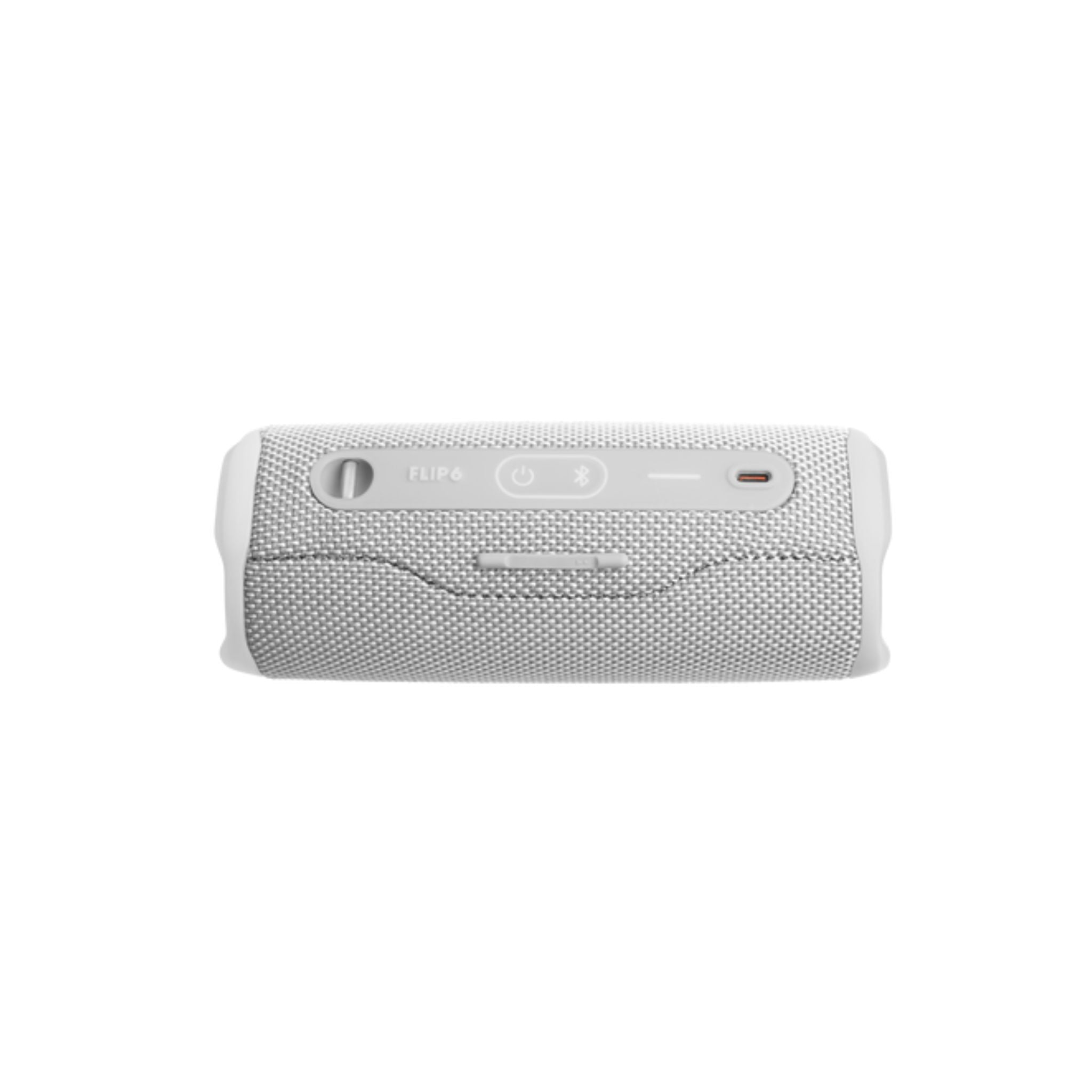 JBL Flip 6 Portable IP67 Waterproof Speaker with Bold JBL Original Pro Sound, 2-Way Speaker, Powerful Sound and Deep Bass, 12 Hours Battery, Safe USB-C Charging Protection - White