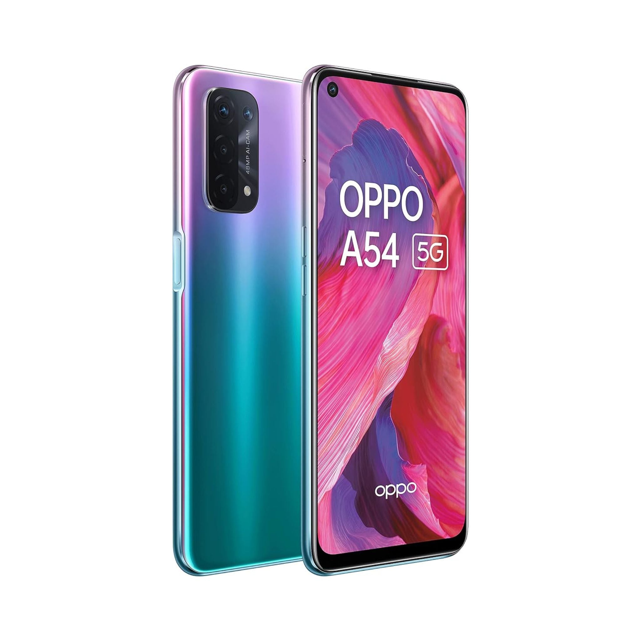 OPPO A54 5G Dual SIM 6.51 inches FHD+ Smartphone 64GB 4GB RAM 5000mAh Long Lasting Battery _Fantastic Purple
