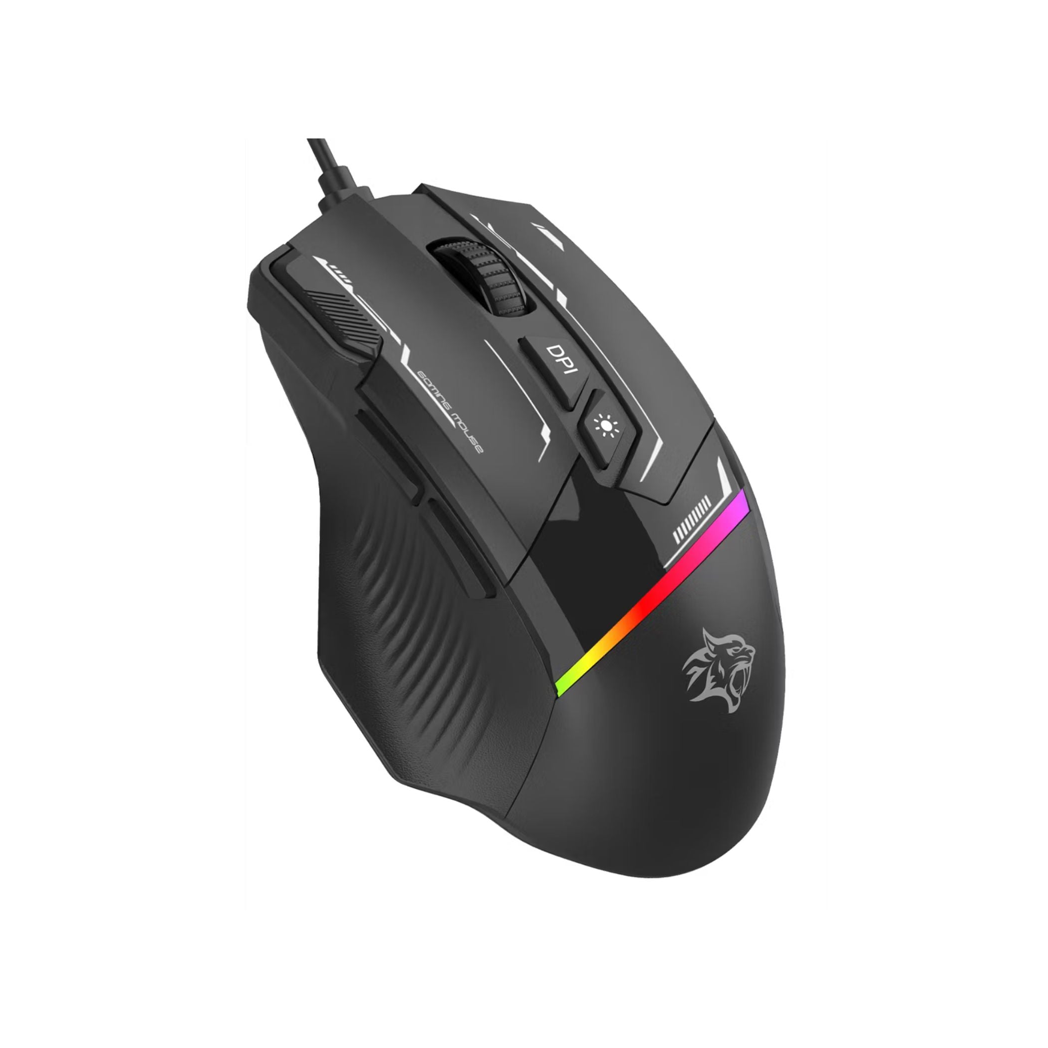 Porodo Gaming 4 in 1 Gaming Kit with Keyboard, Head phone, Mouse and Mouse Pad, Windows and Linux Compatibility, 13 RGB Light Mode - Black