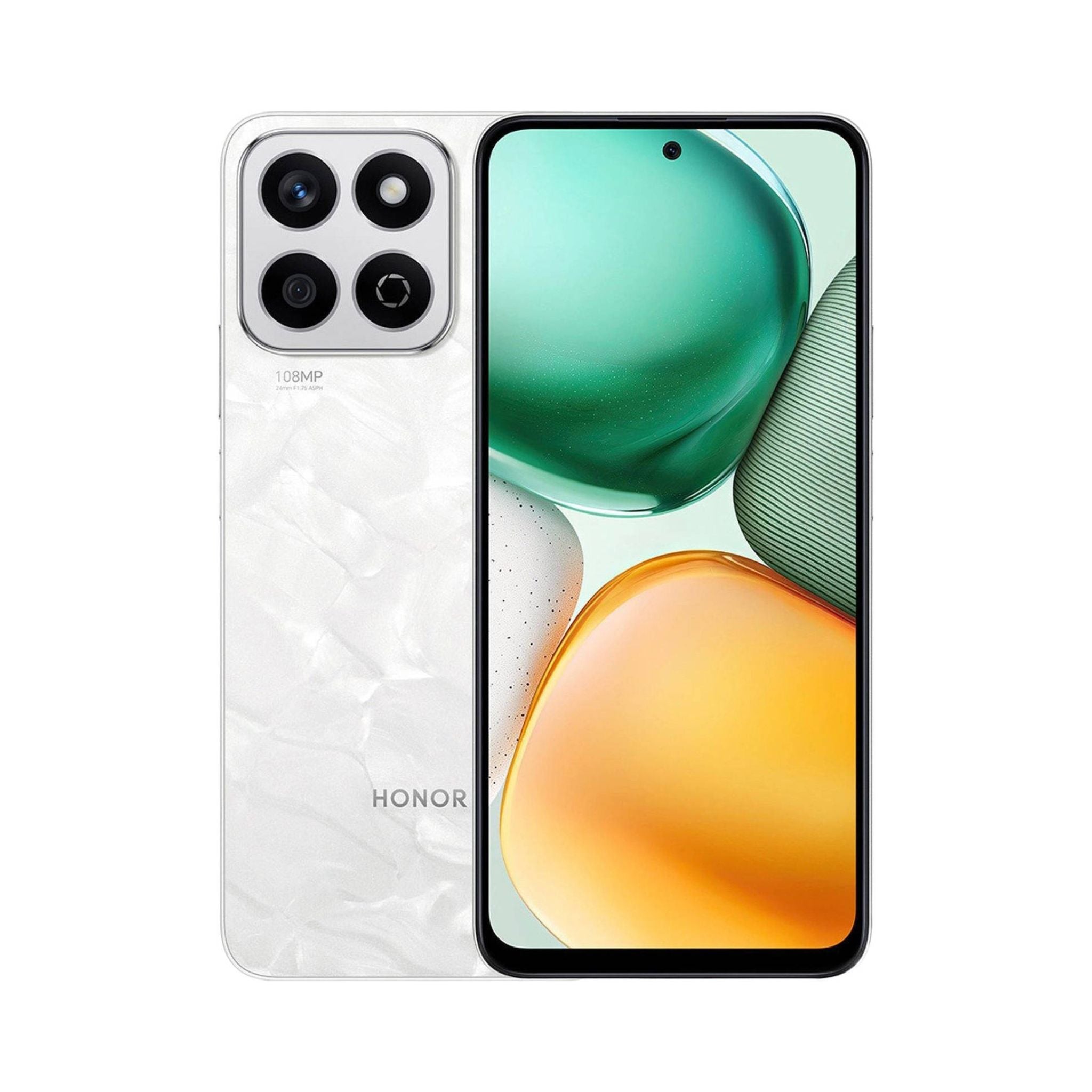 Honor X7c 4G, Dual SIM 8GB RAM 256 GB ROM- International version- Moonlight White