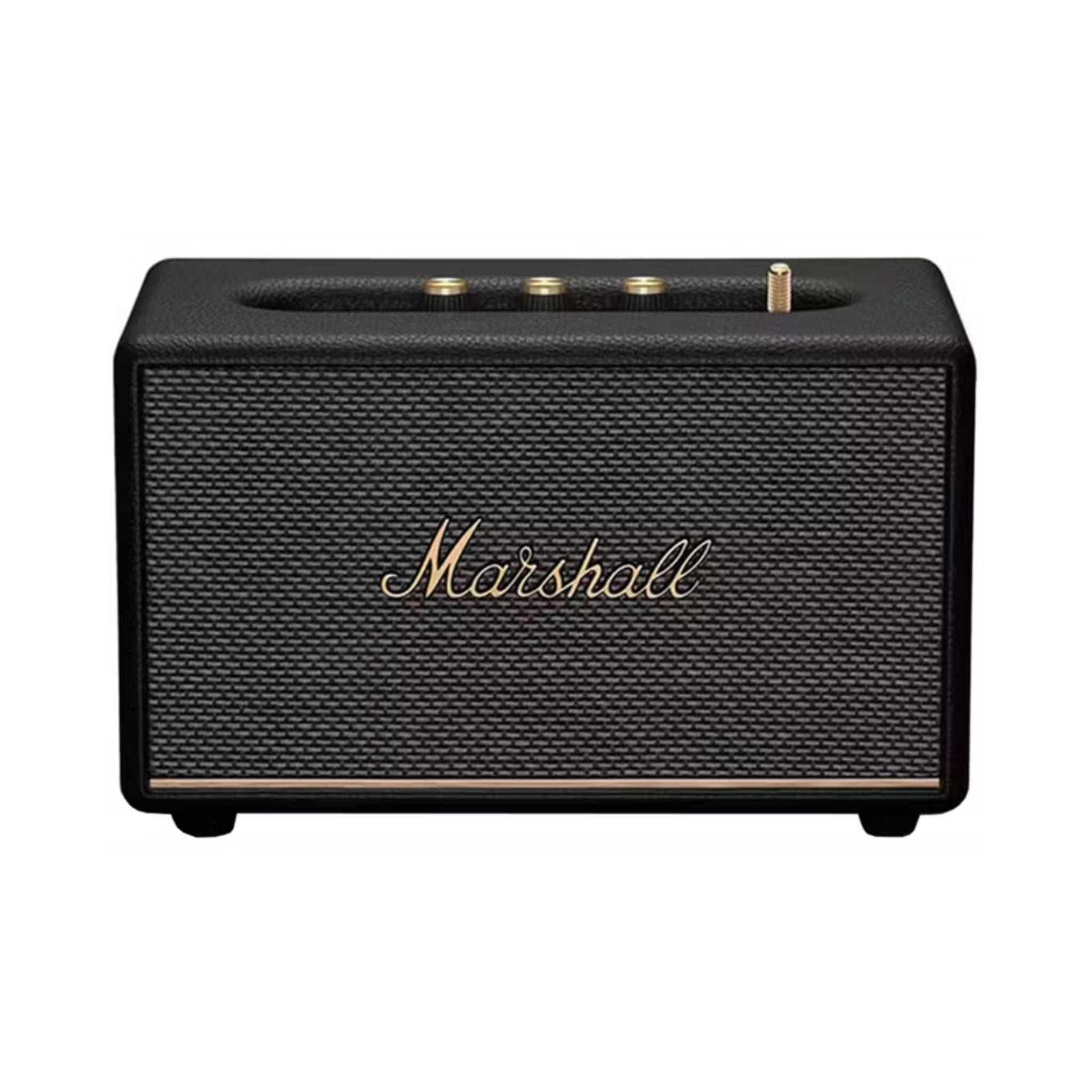 Marshall Action III Wireless Bluetooth Stereo Speaker with Bluetooth Version 5.2, 2 Hours Charging Time, 32 Hours Play Time, Fast Charging, Water Resistant, USB-C Charging Port - Black