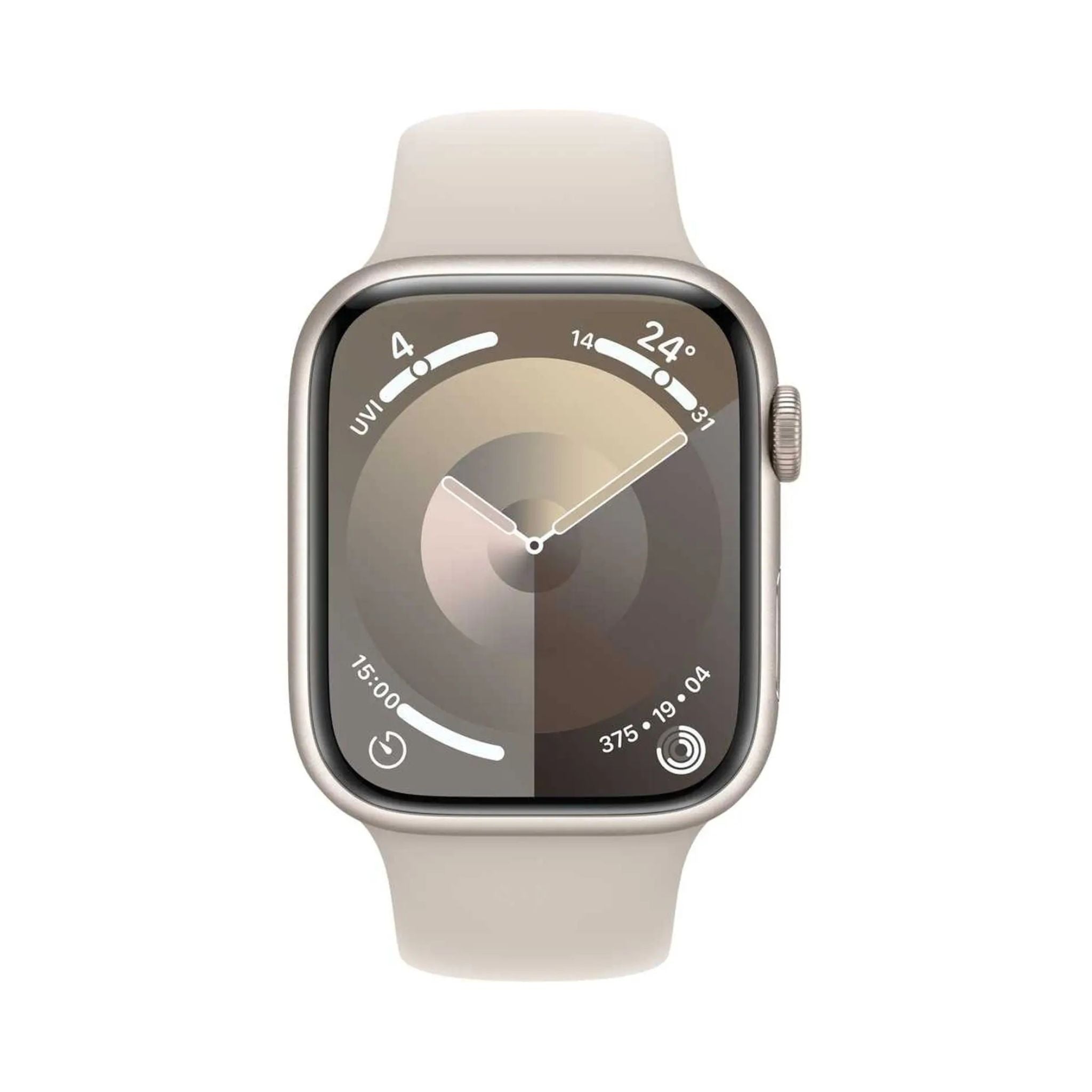 Apple Watch Series 9 GPS + Cellular 45mm Starlight Aluminium Case With Starlight Sport Band