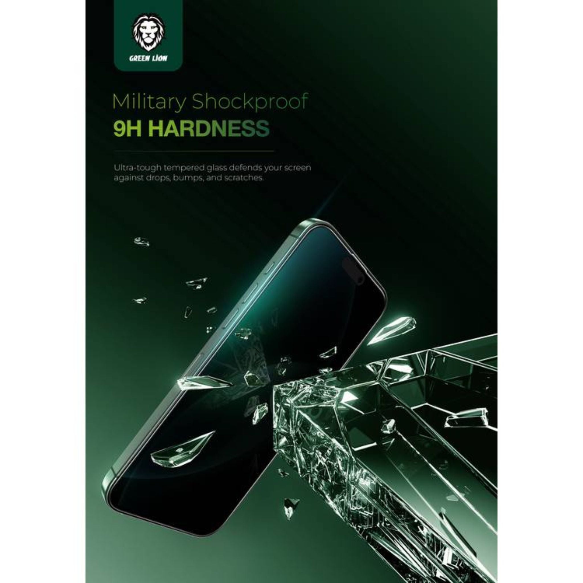 Green Lion 9H Steve Privacy Full Glass Screen Protector for iPhone 16 Plus, Anti-Scratch, Side View Blocking, Highly Responsive, Grease Resistance, Anti-Fingerprint - Black