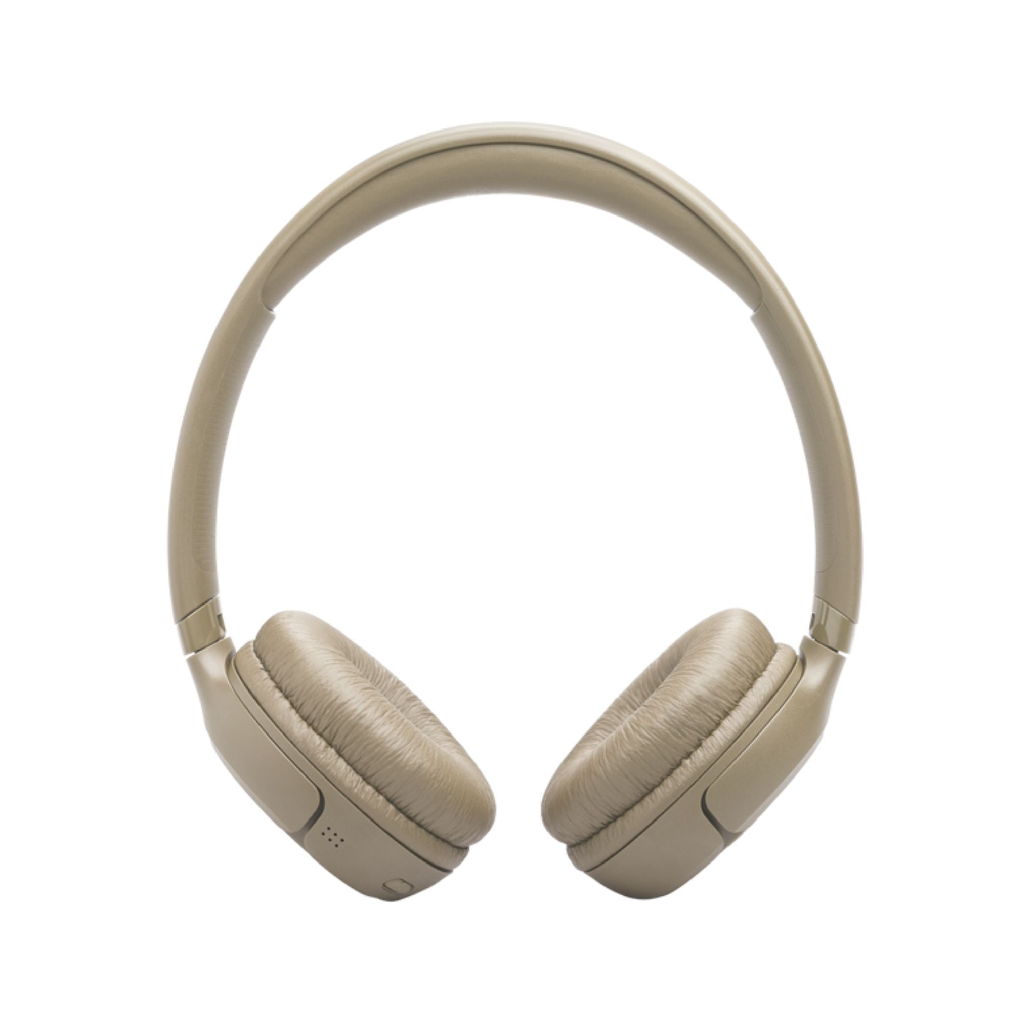 JBL Tune 530BT Wireless On-Ear Bluetooth Headphones with Pure Bass Sound, 76H Battery Life, Dual Beamforming Mics, Multi-Point Bluetooth 6.0, Foldable & Lightweight – Beige