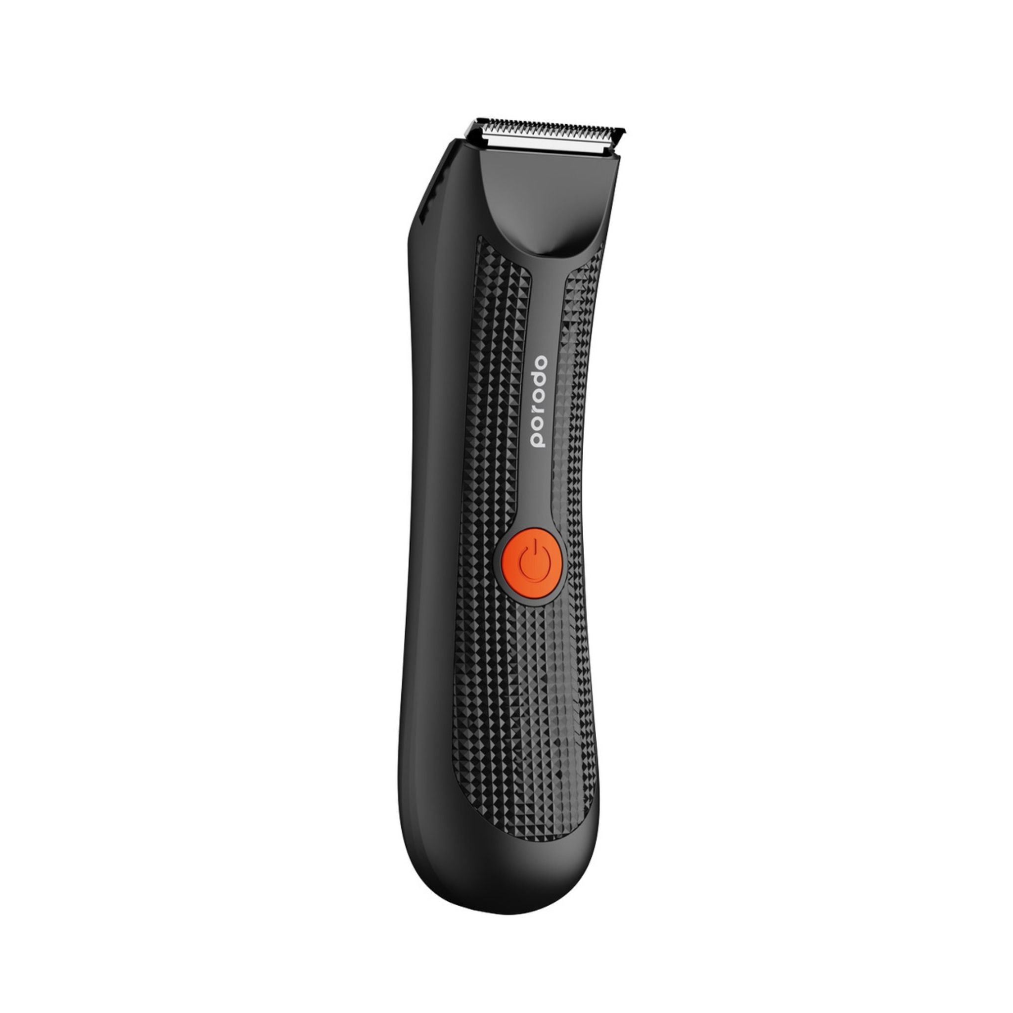 Porodo Lifestyle Sensitive Parts Hair Trimmer, 3.7V 600mAh Battery Capacity, 80 Minutes Working Time, 90 Minutes Charging Time, Ergonomic no-Slip Handle, IPX5 Water-Resistant - Black