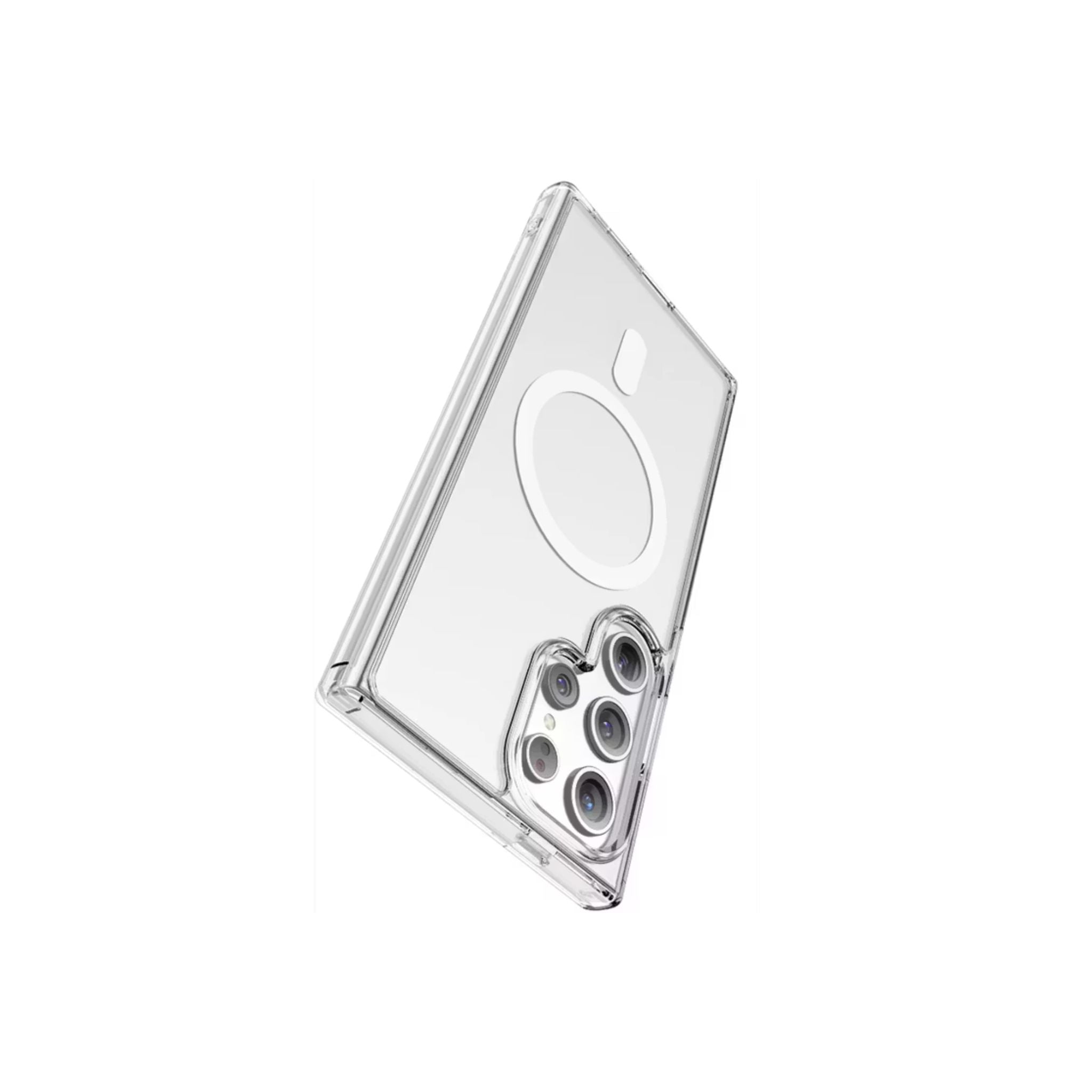 Green Lion MagSafe Crystal Clear Case Ultra Drop Protection for Samsung Galaxy S24 Ultra, MagSafe Compatible, Crystal Clear, Anti Fingerprint & Anti Yellowing, Anti-Scratch - Clear
