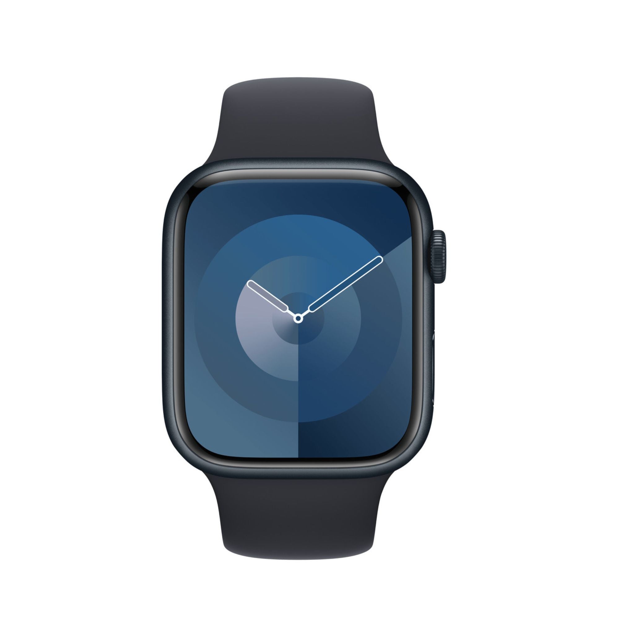 Apple Watch Series 9 GPS, 45mm Midnight Aluminum Case with S/M Midnight Sport Band