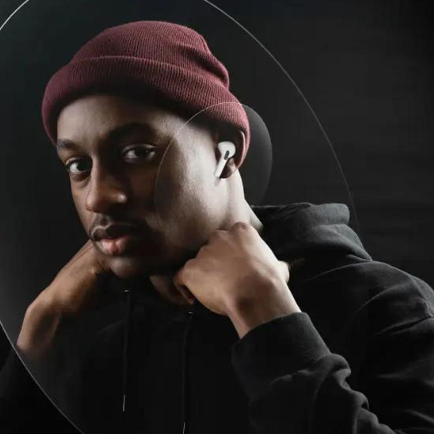 Porodo Blue Earbuds Pro2 Touch Display - ANC + ENC_White