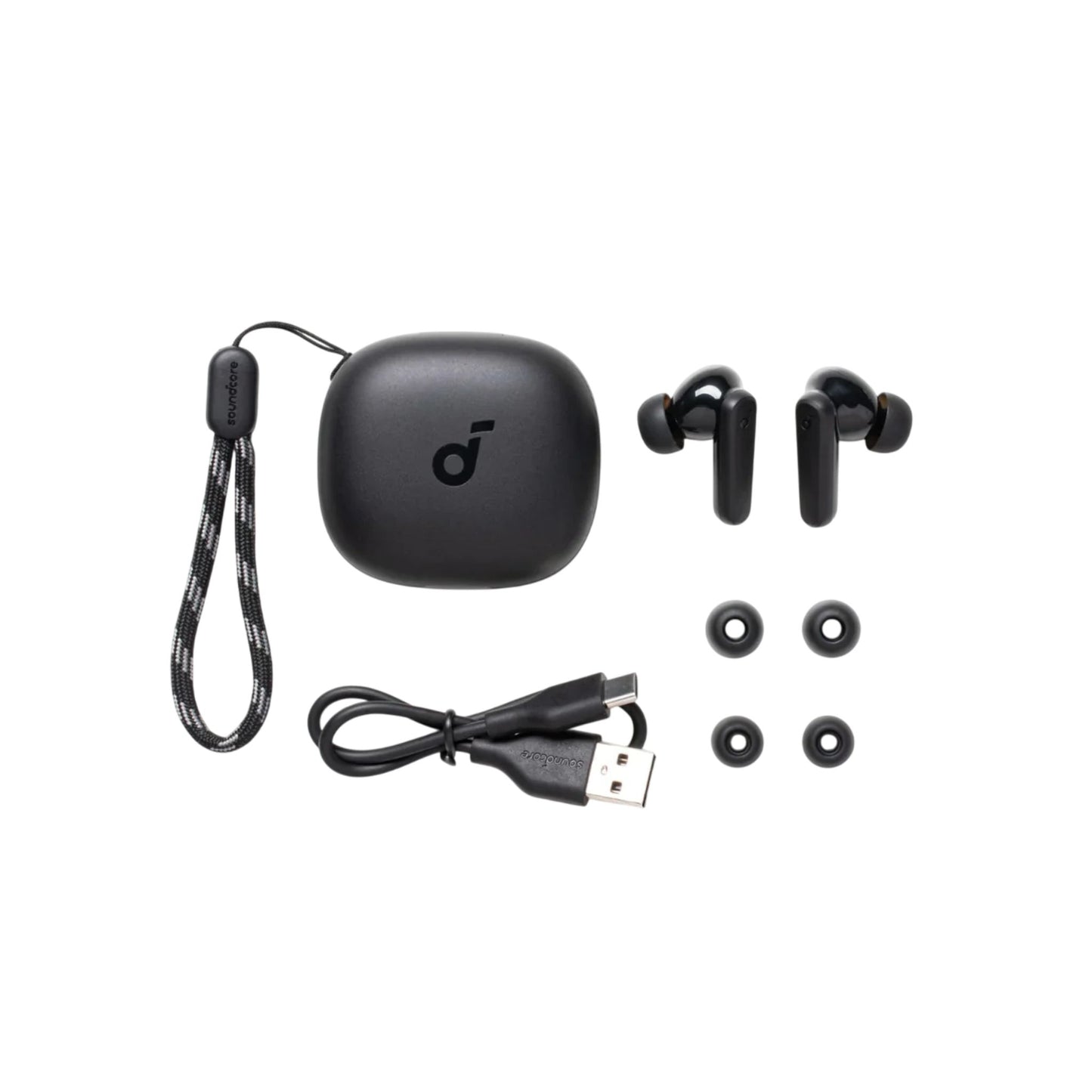 ANKER Soundcore R50i True Wireless Earbuds|IPX5 Waterproof| 30H Playtime|22 Preset EQs_Black