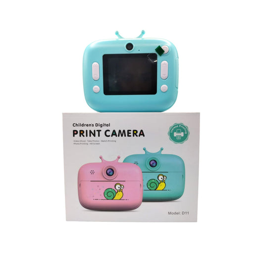 Childrens Digital Print Camera_Blue