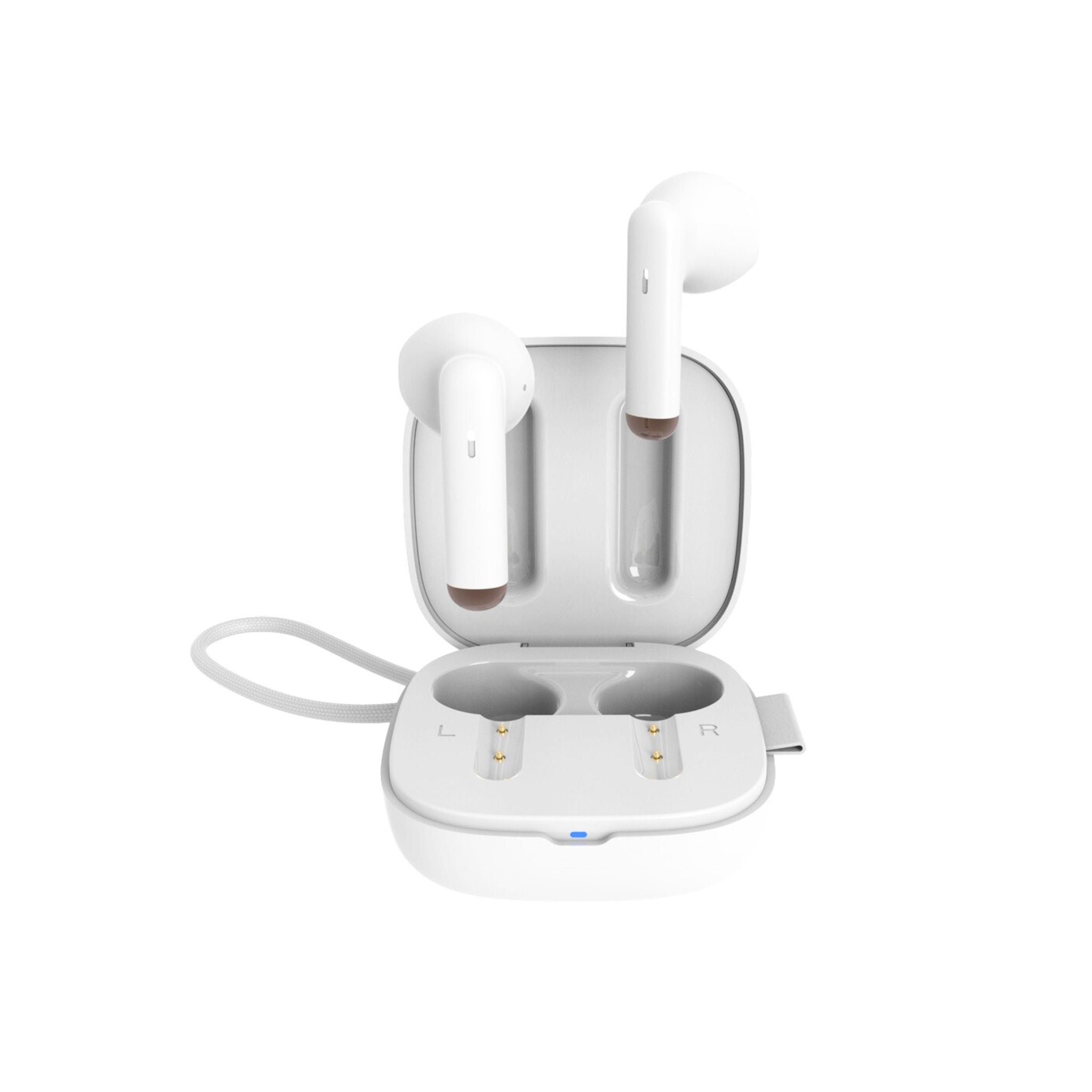 Porodo Soundtec Super Mini and Lightweight TWS Earbuds - White