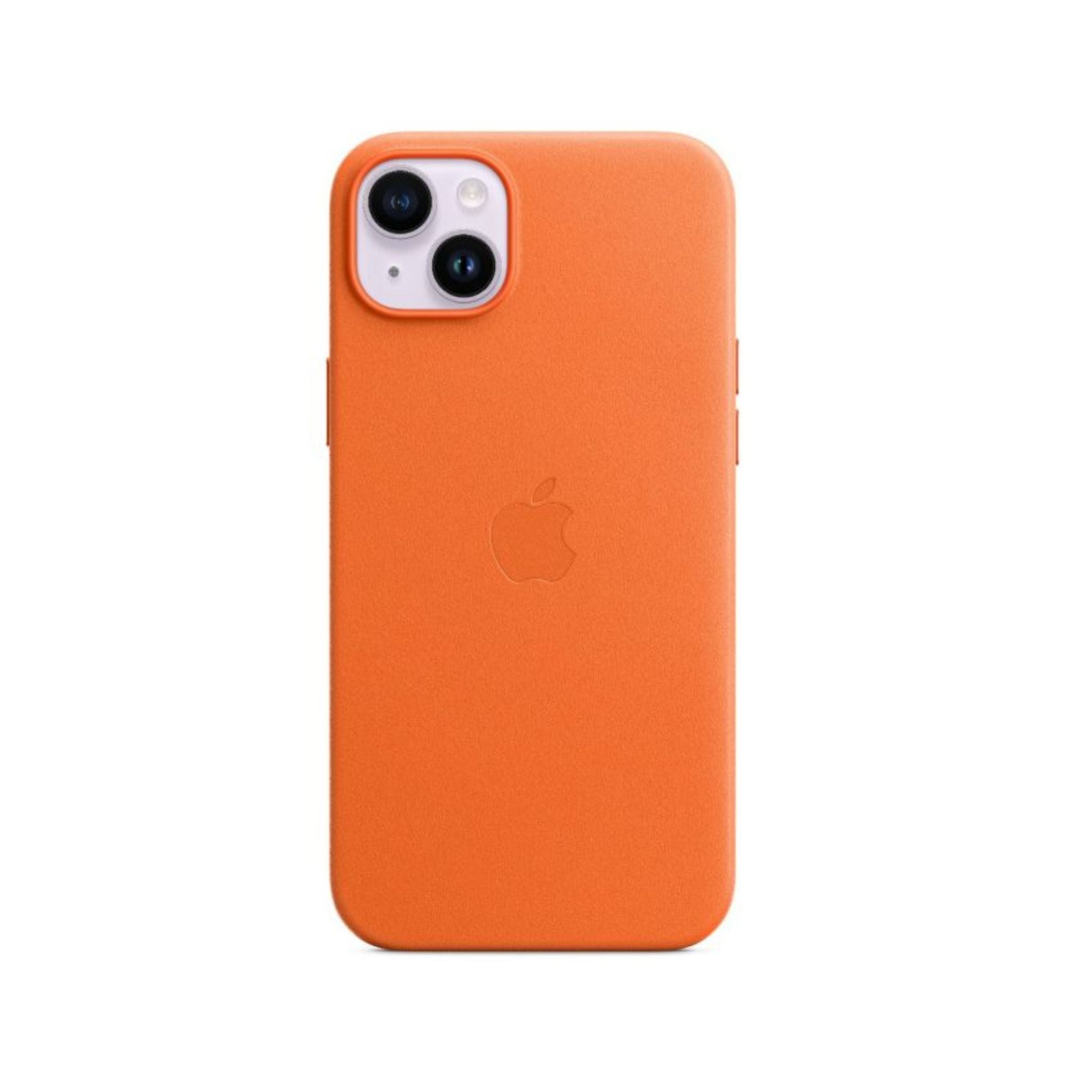 APPLE iPhone 14 Plus Leather Case Magsafe-Orange