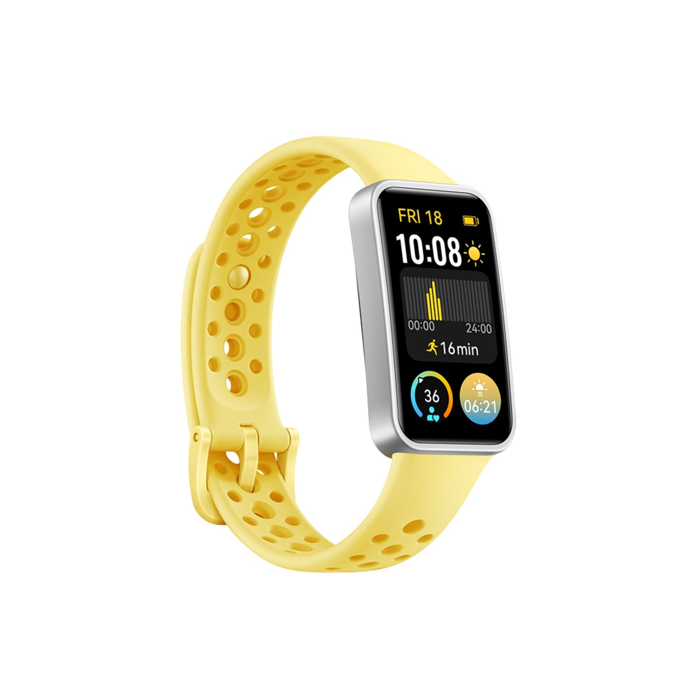 HUAWEI Band 9 Smart Watch, Ultra-Thin Design And Comfortable Wearing, Scientific Sleep Analysis, Durable Battery Life, IOS And Android Lemon Yellow