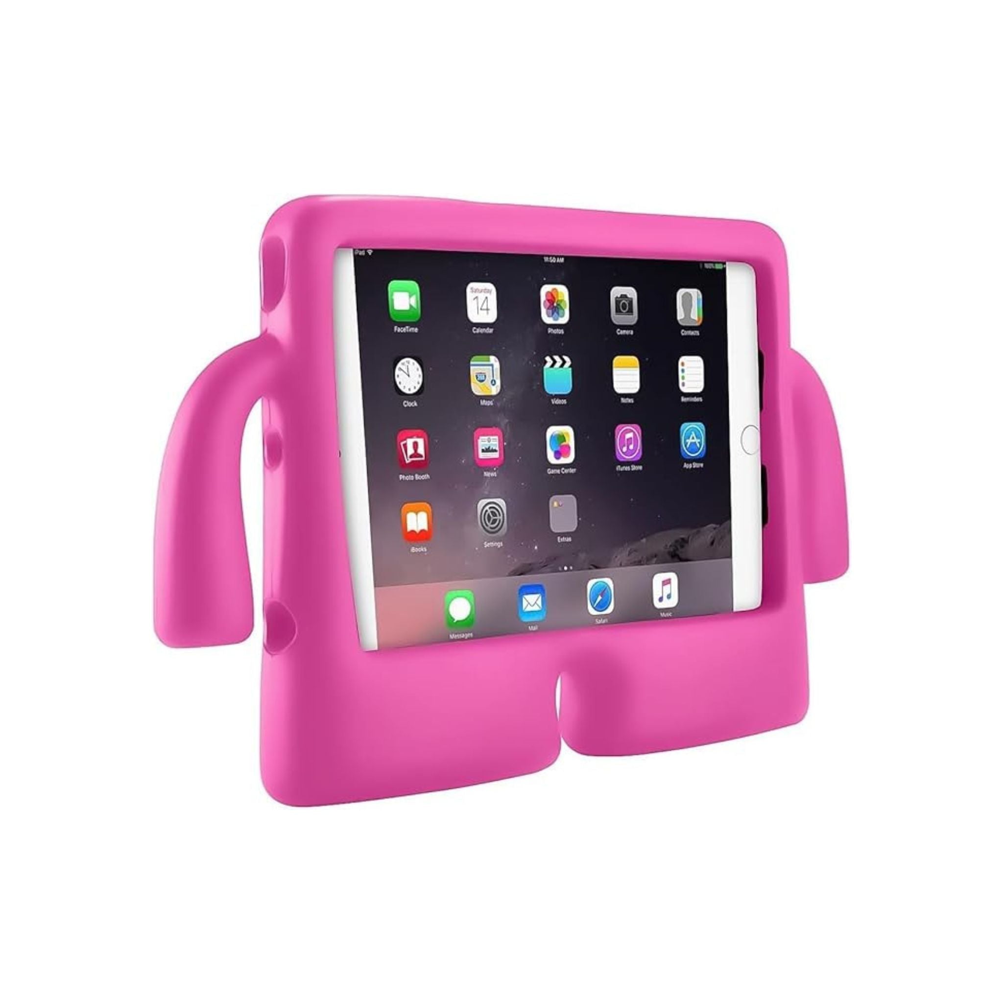 iPad 10.2/10.5 Case 9th/8th/7th Generation (2021/2020/2019), iPad Air 3rd Generation/Pro Shockproof Rugged Protective Case for Kids Boys Girls Dark Pink